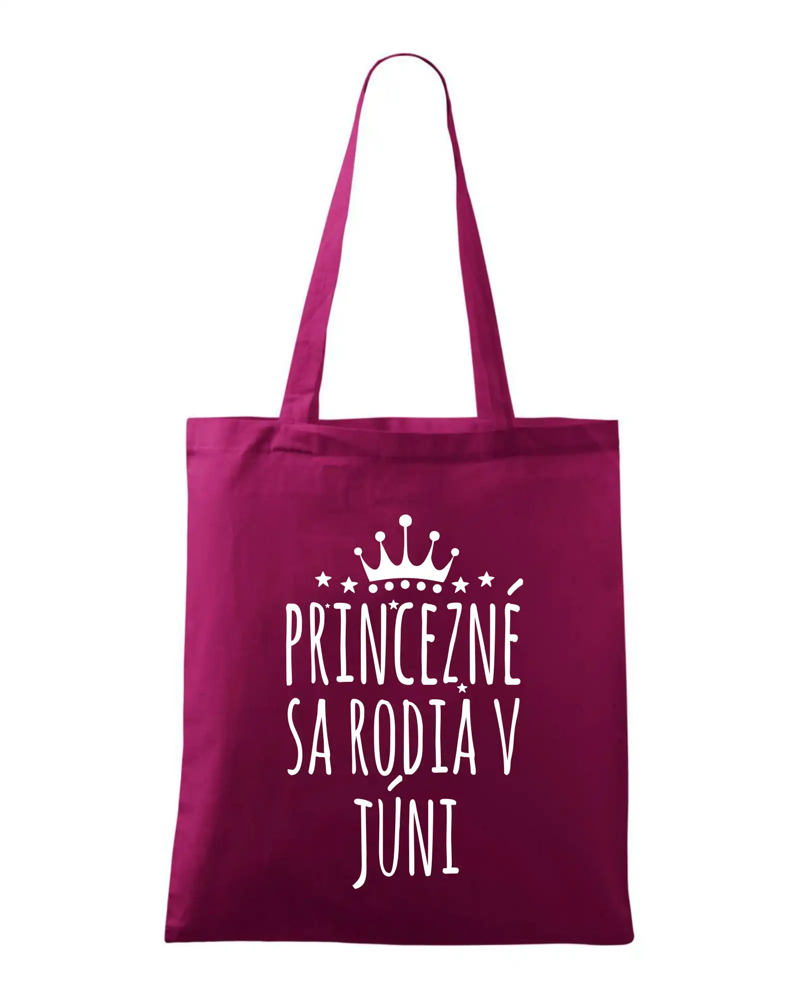 Tričká pre narodených v júni - Princezné sa rodia v júni - Taška bavlnená