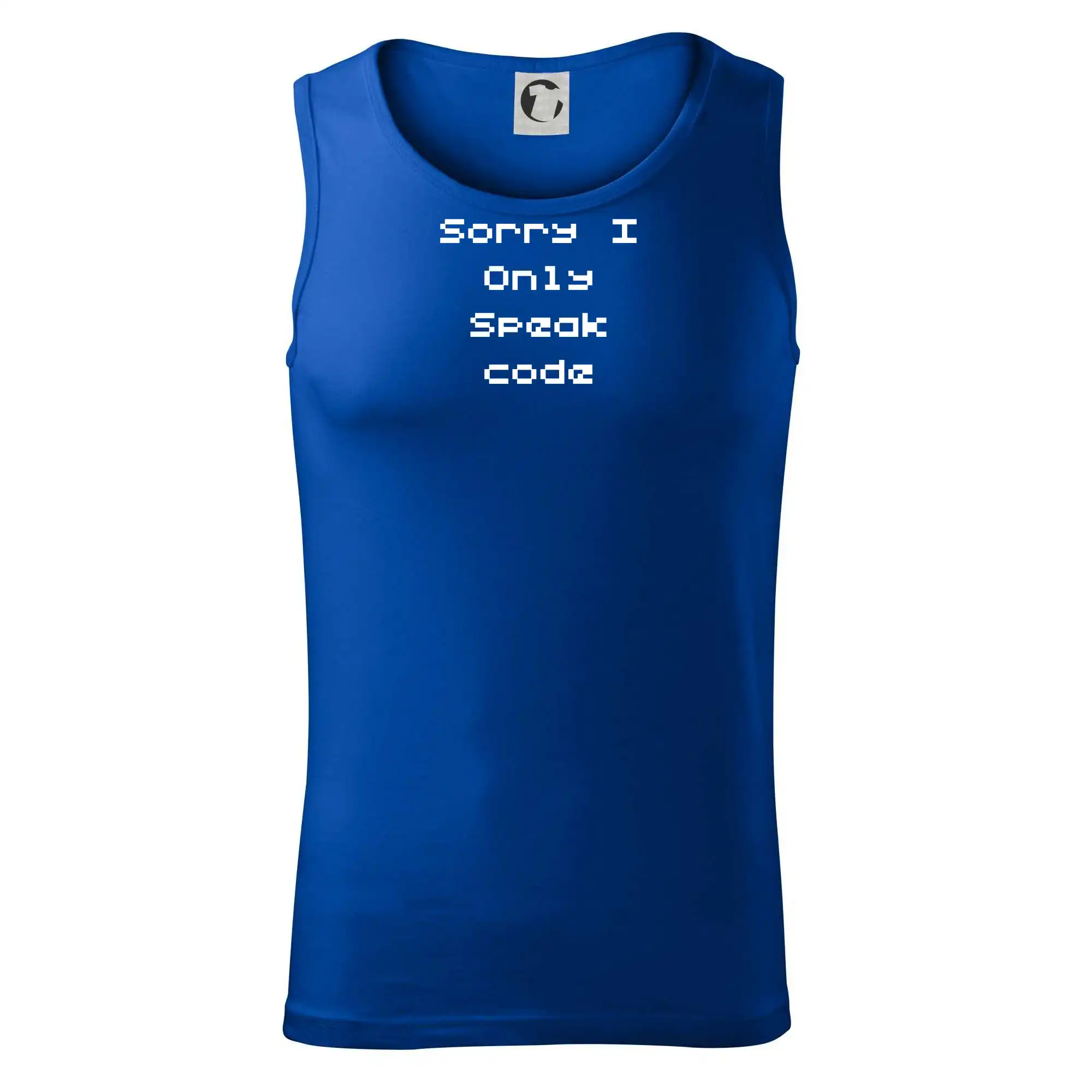 Tričká pre ajťákov - Sorry I Only Speak code - Tielko pánske Core