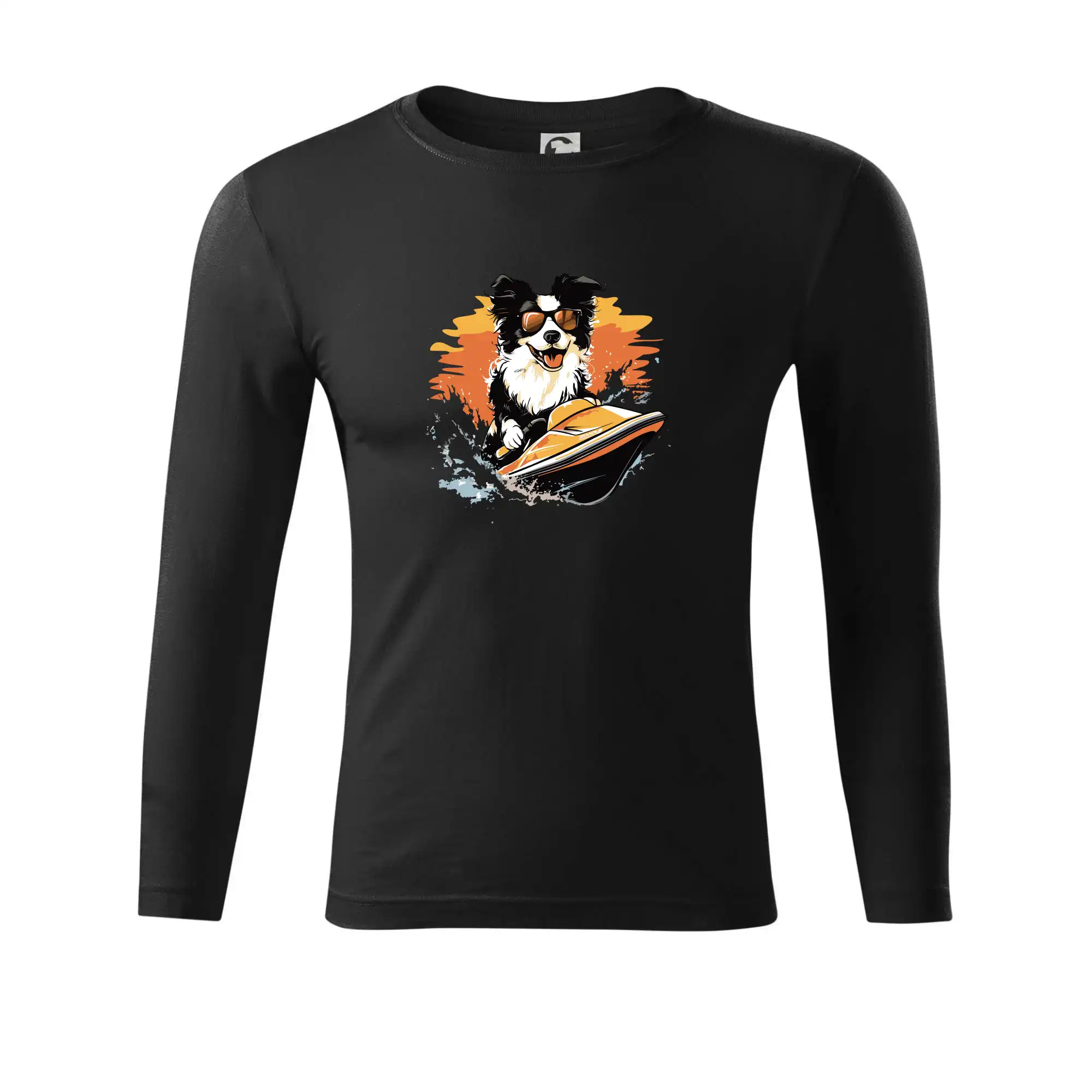 Border Kolie na vodním skútru