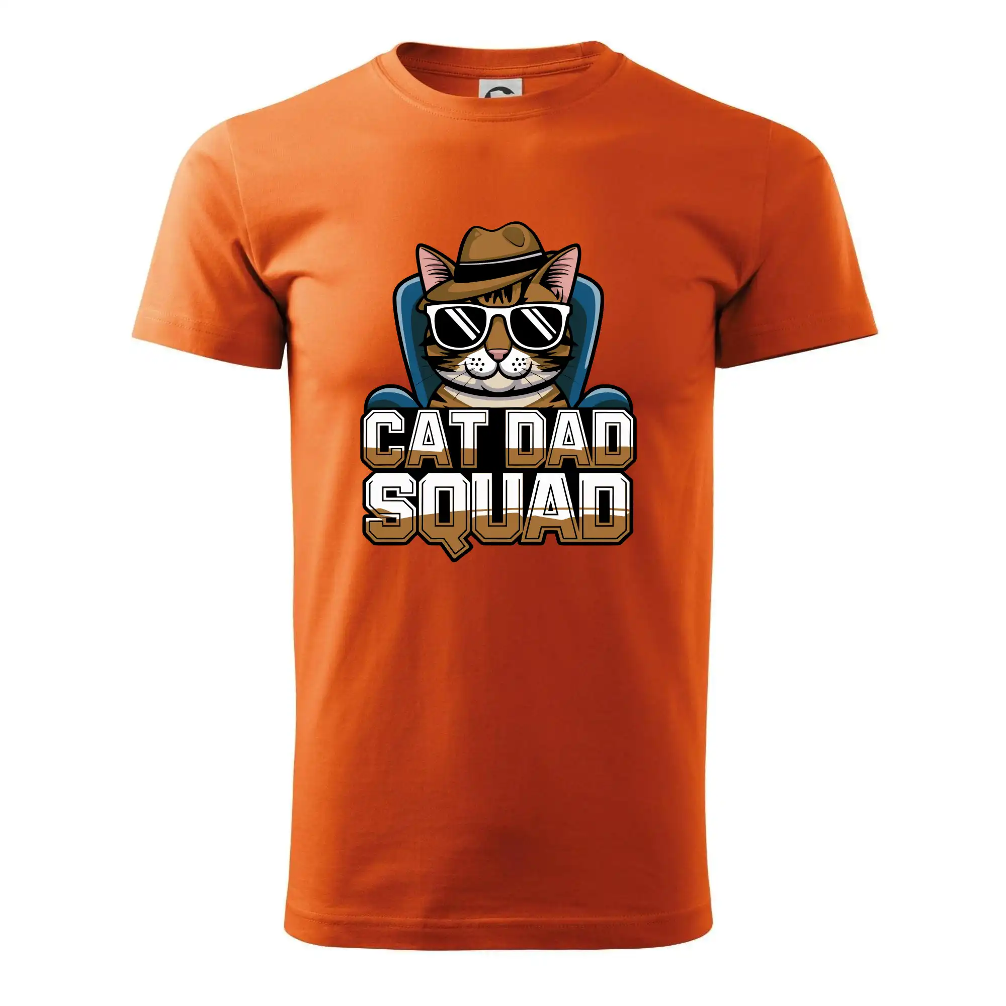 Vtipná tričká s mačkou - Cat dad squad - Klasické pánske tričko vyššej gramáže