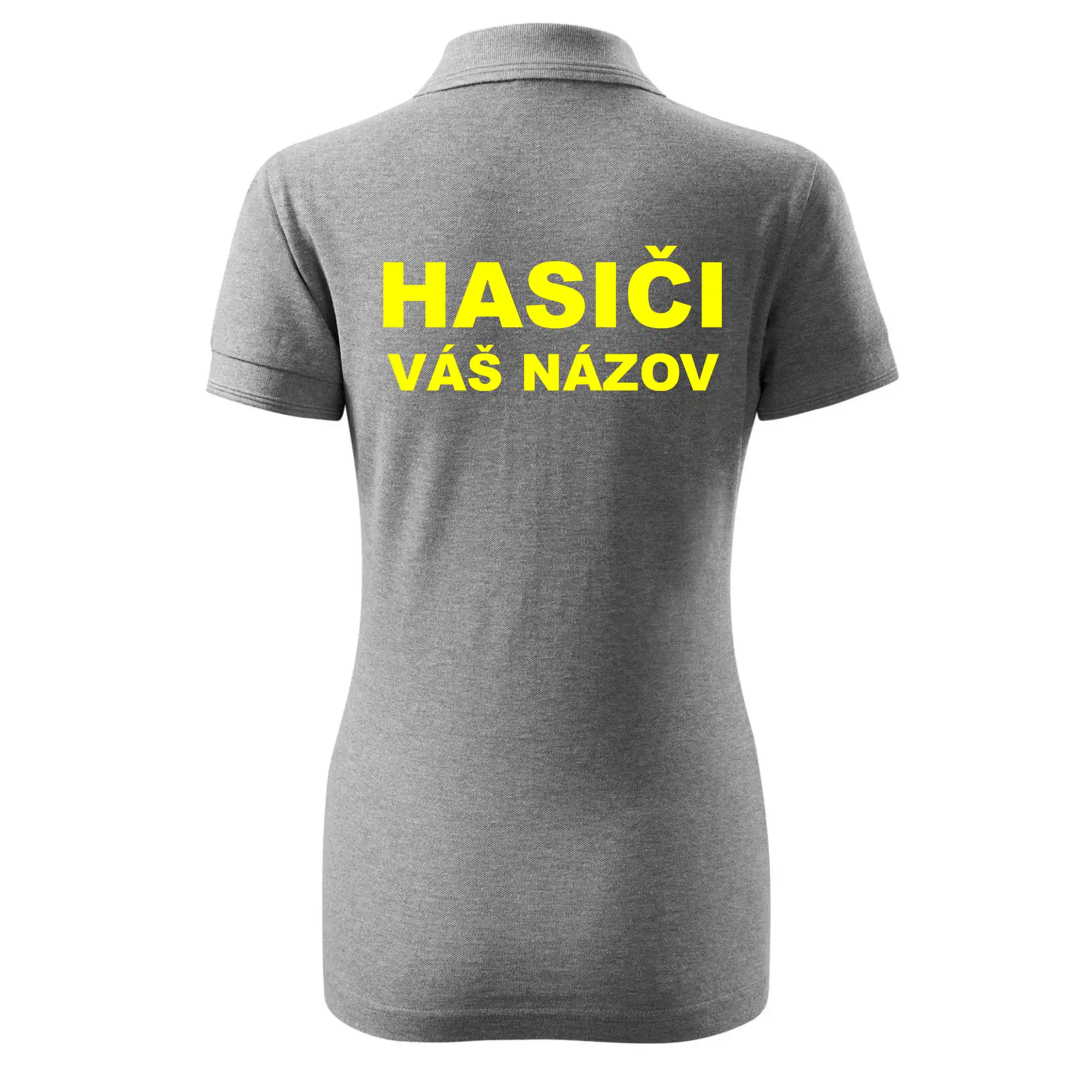 Hasiči - žltý nápis - váš názov zboru