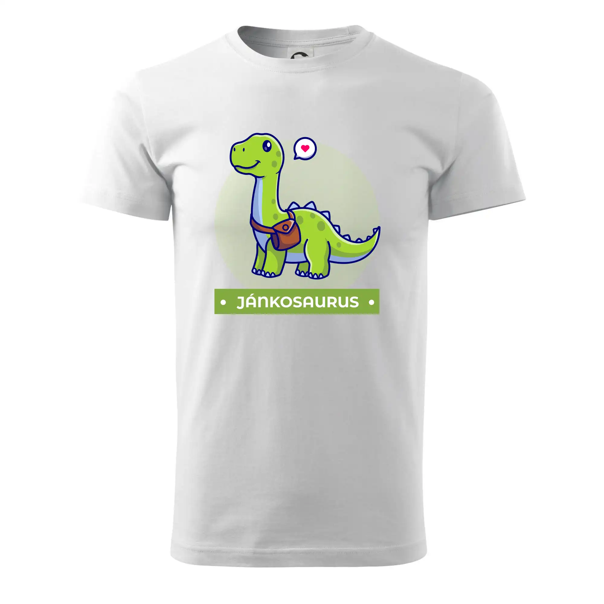Detské tričká, mikiny a body s originálnymi potlačami | Veselé motívy pre chlapcov aj dievčatá - Dinosaurie mená - zelený dinosaurus - Tričko extra veľké  (5-8XL)