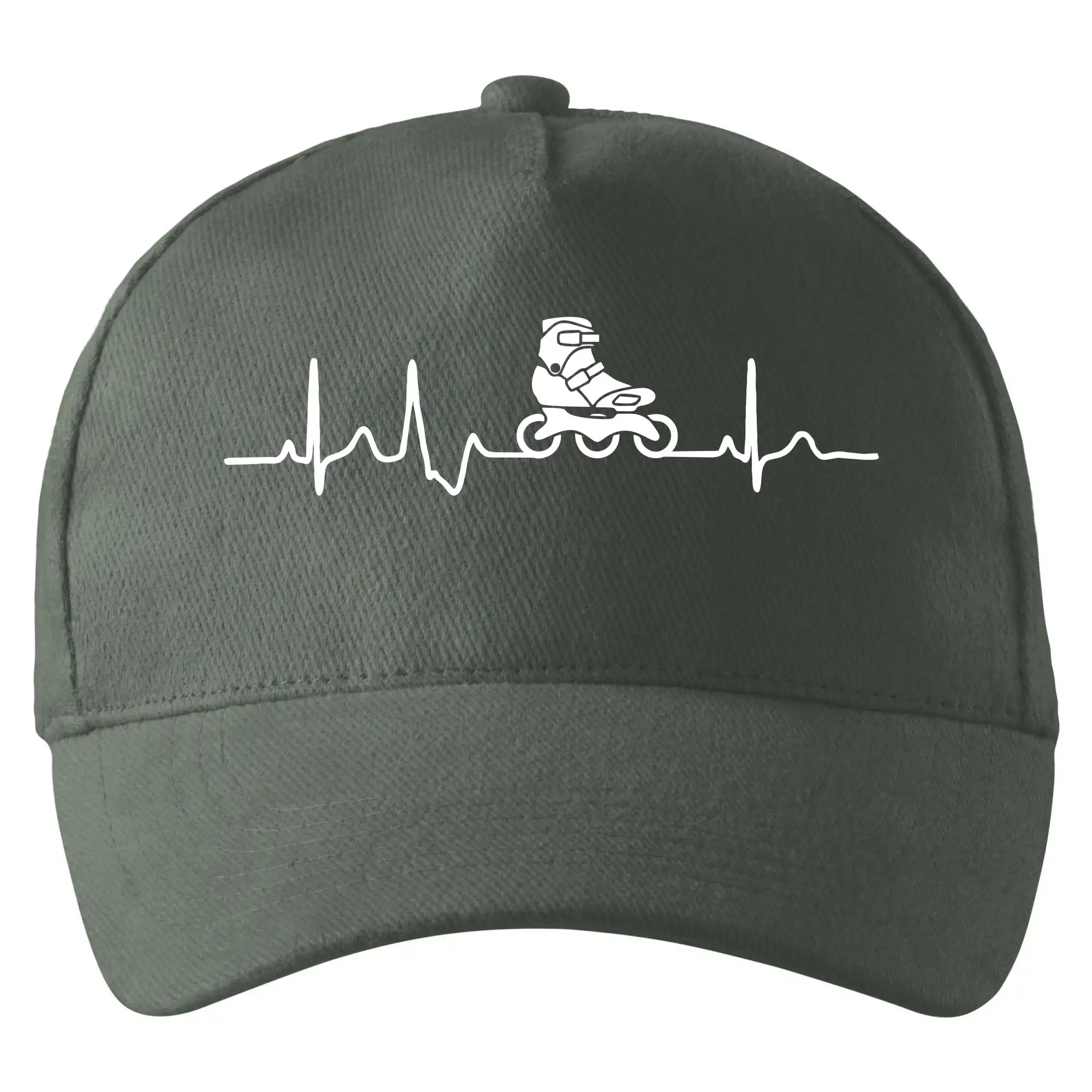 Ostatné športy - EKG inline topánka - Šiltovka so zahnutým šiltom a mosaznou sponou
