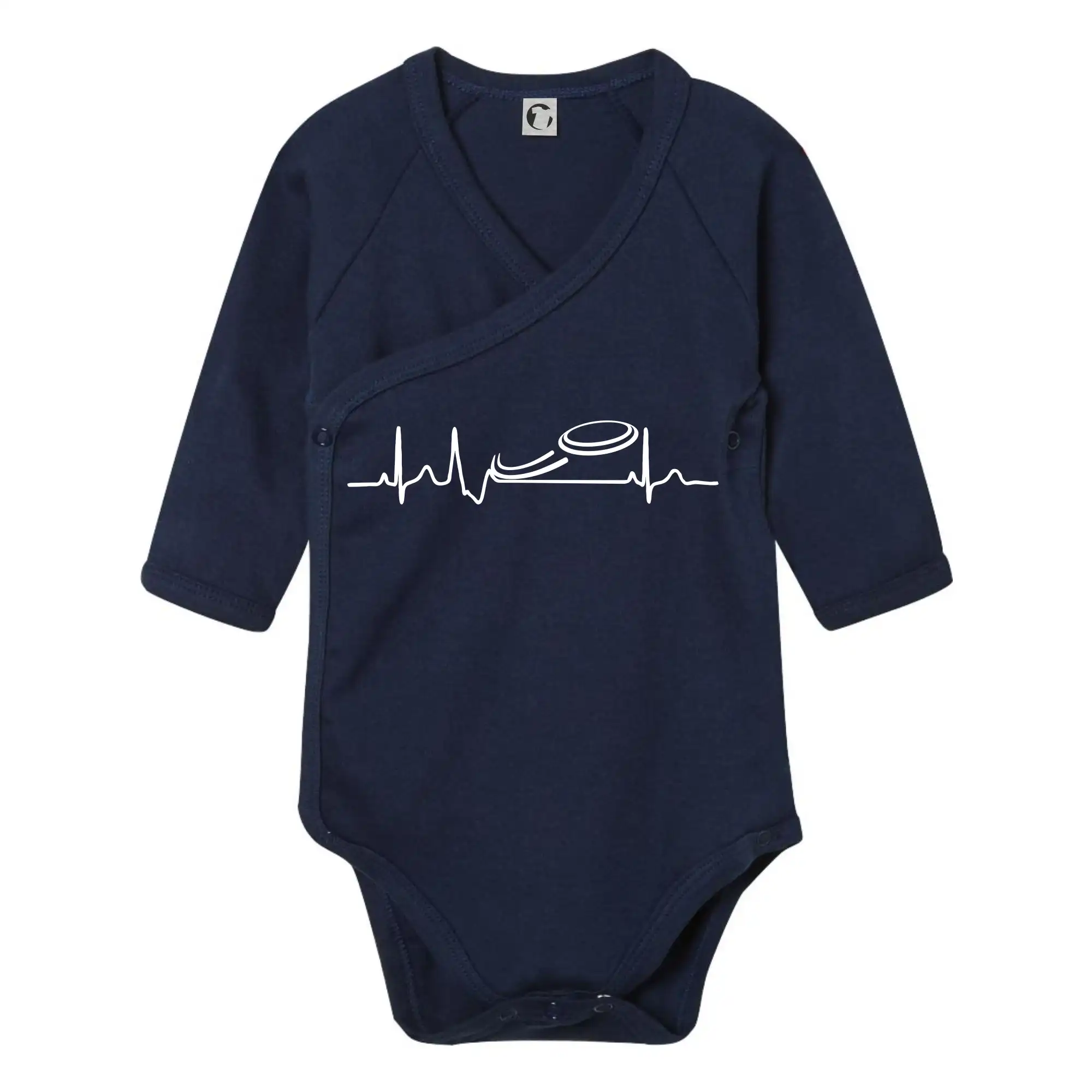 EKG frisbee discgolf tanier - Body zavinovacie s dlhým rukávom