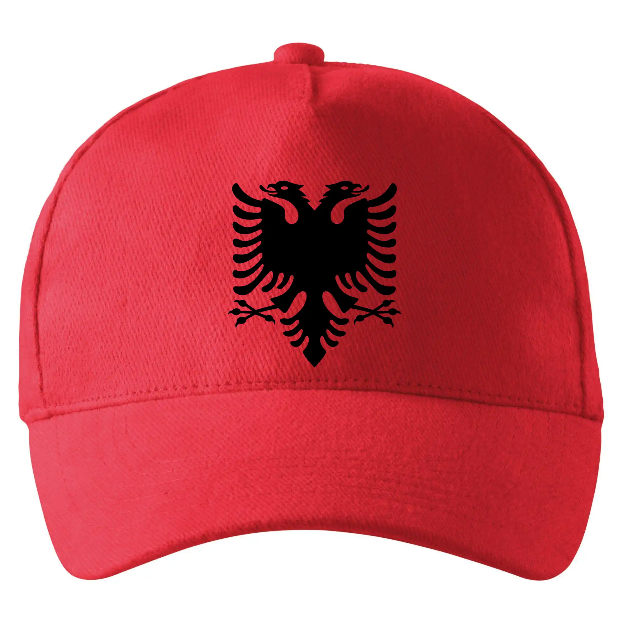 Ostatné mestá / miesta - Albánsko orlice - Šiltovka so zahnutým šiltom a mosaznou sponou