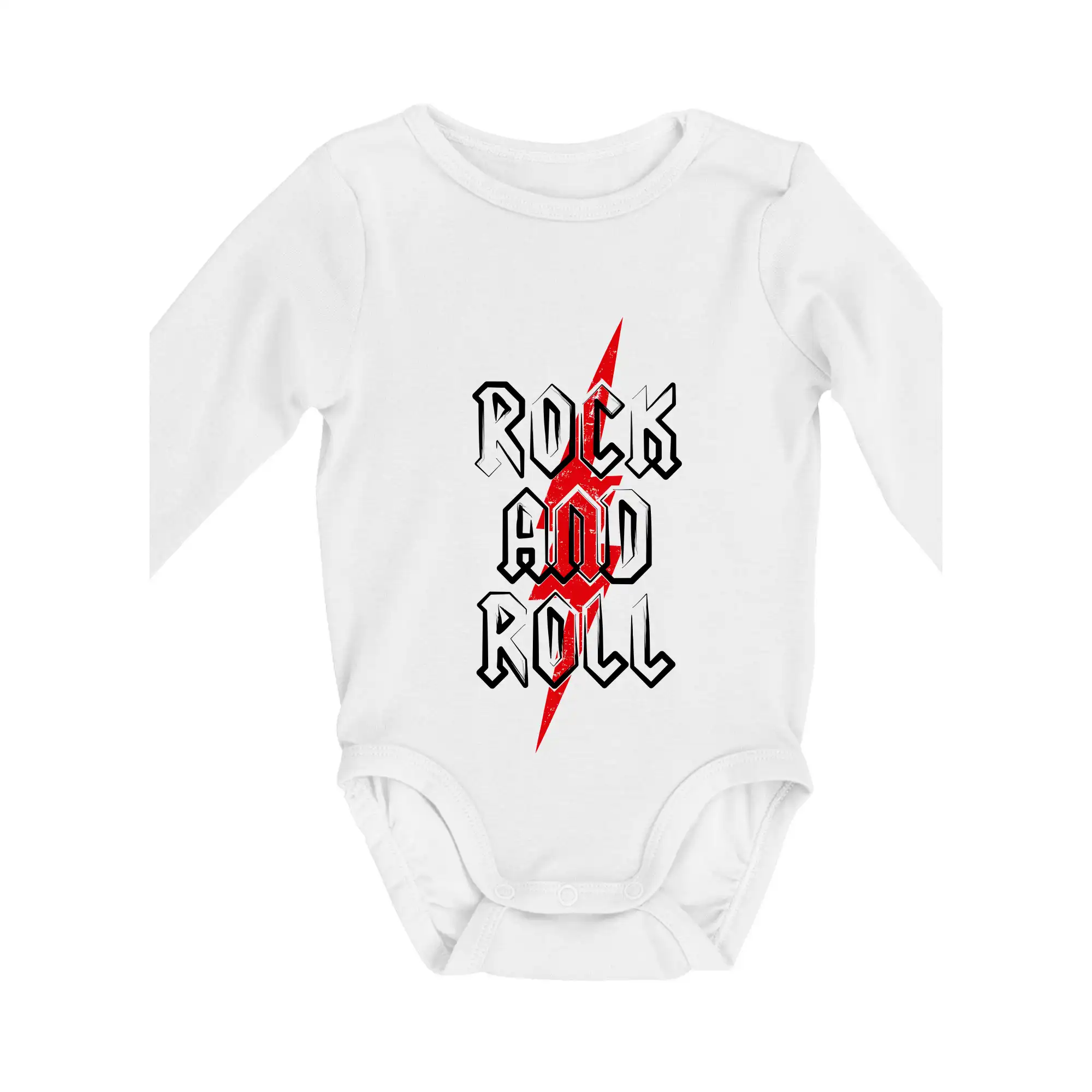 Rock and Roll blesk - Body dojčenské s dlhým rukávom