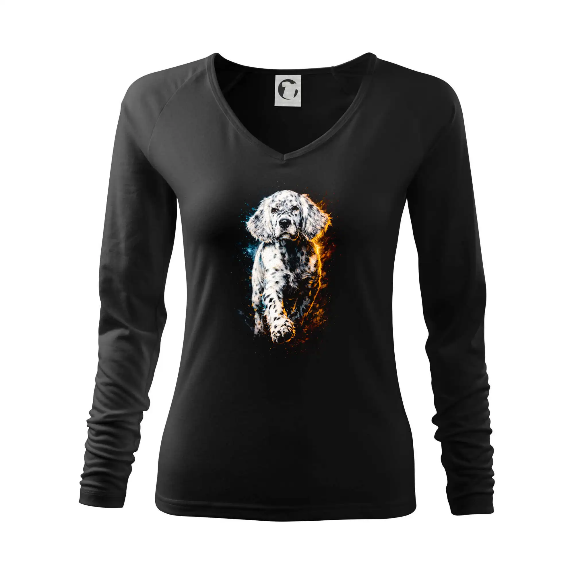 Ostatné psie plemená - Obrázok poltón francúzsky stavač - Tričko dámske Elegance