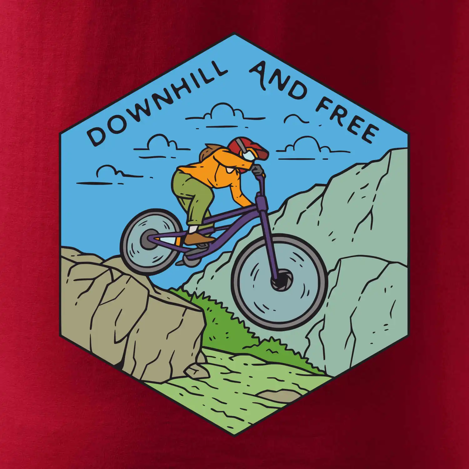 Downhill and free holka