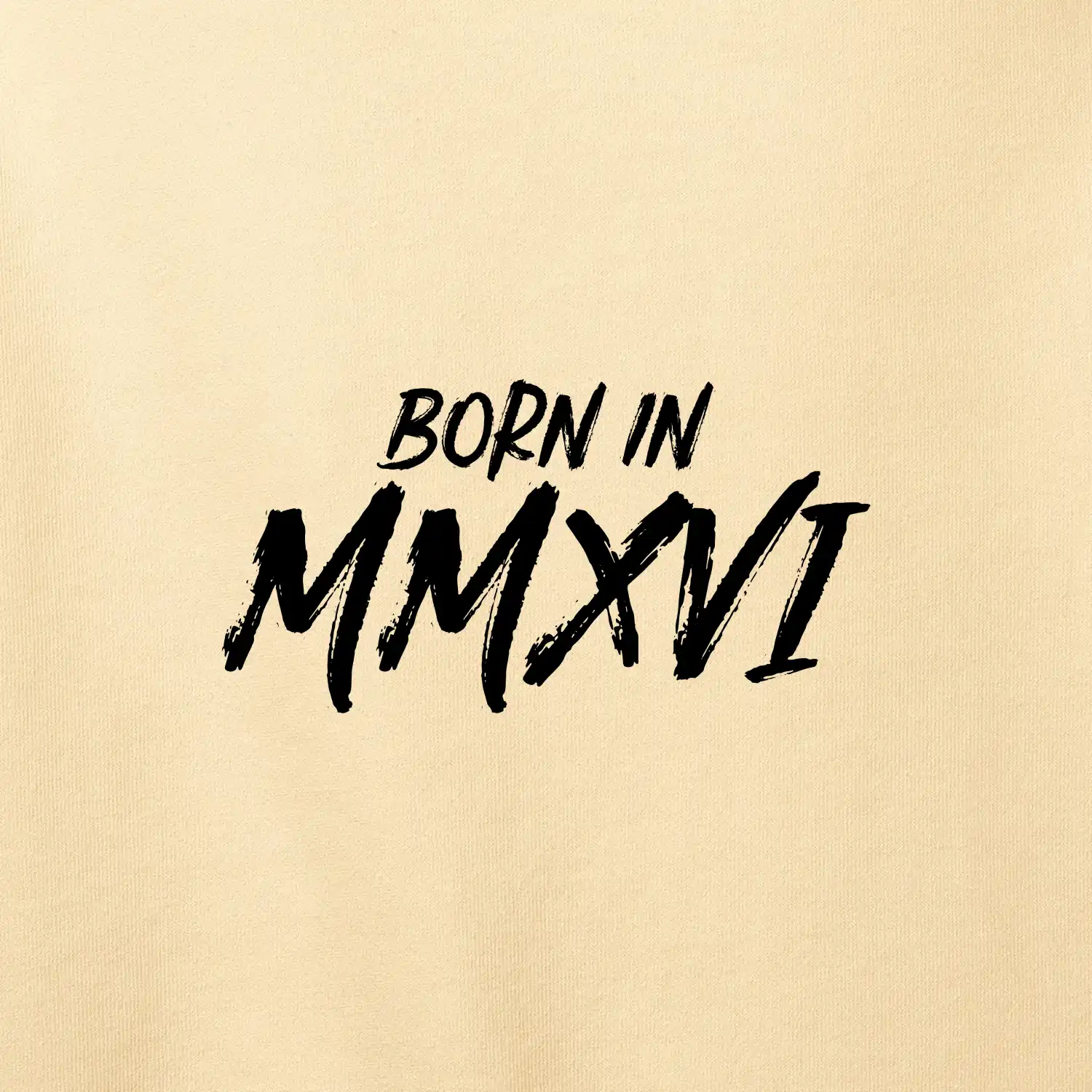 Born in - Římské číslo 2016