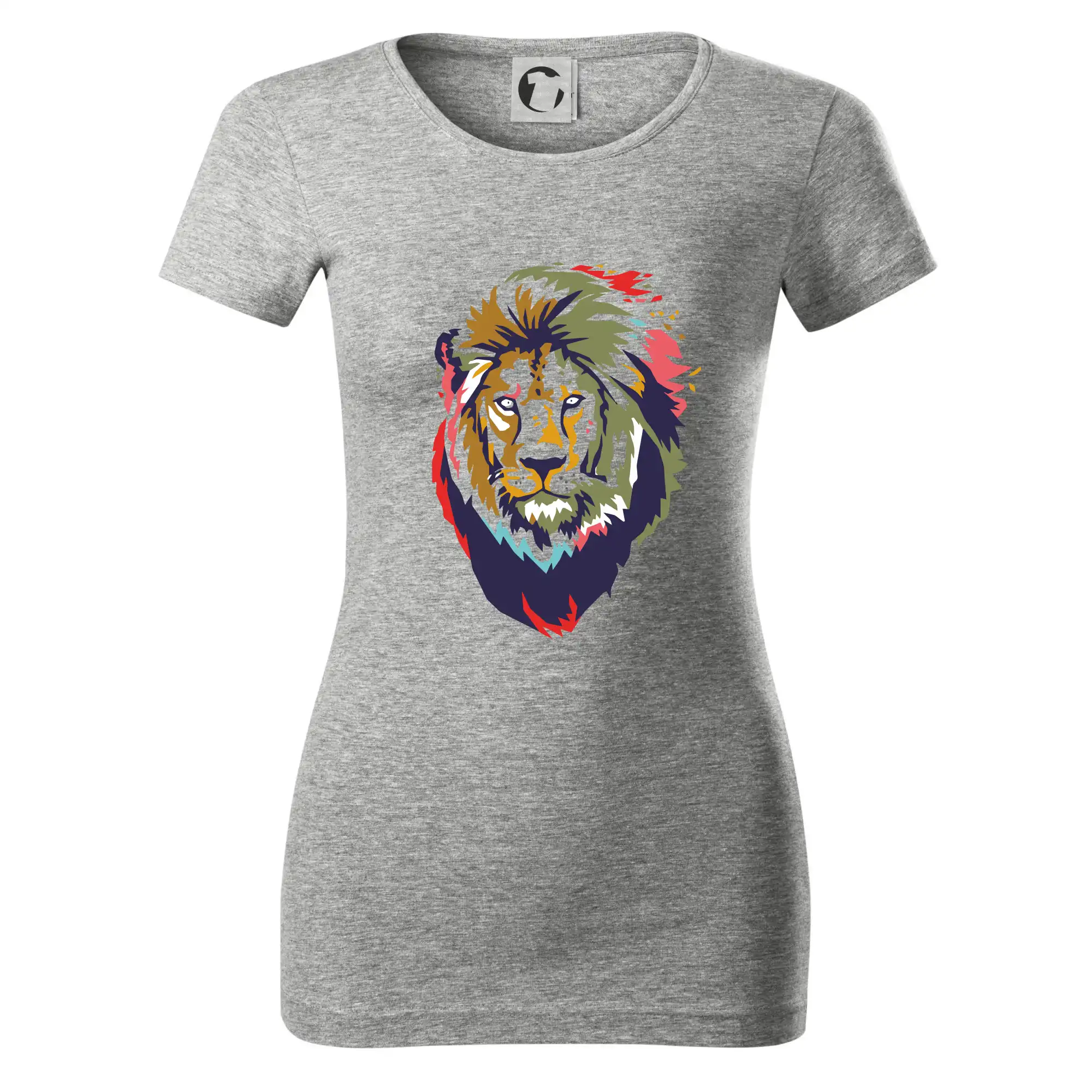 Hlava lva kreslená jednoduchá