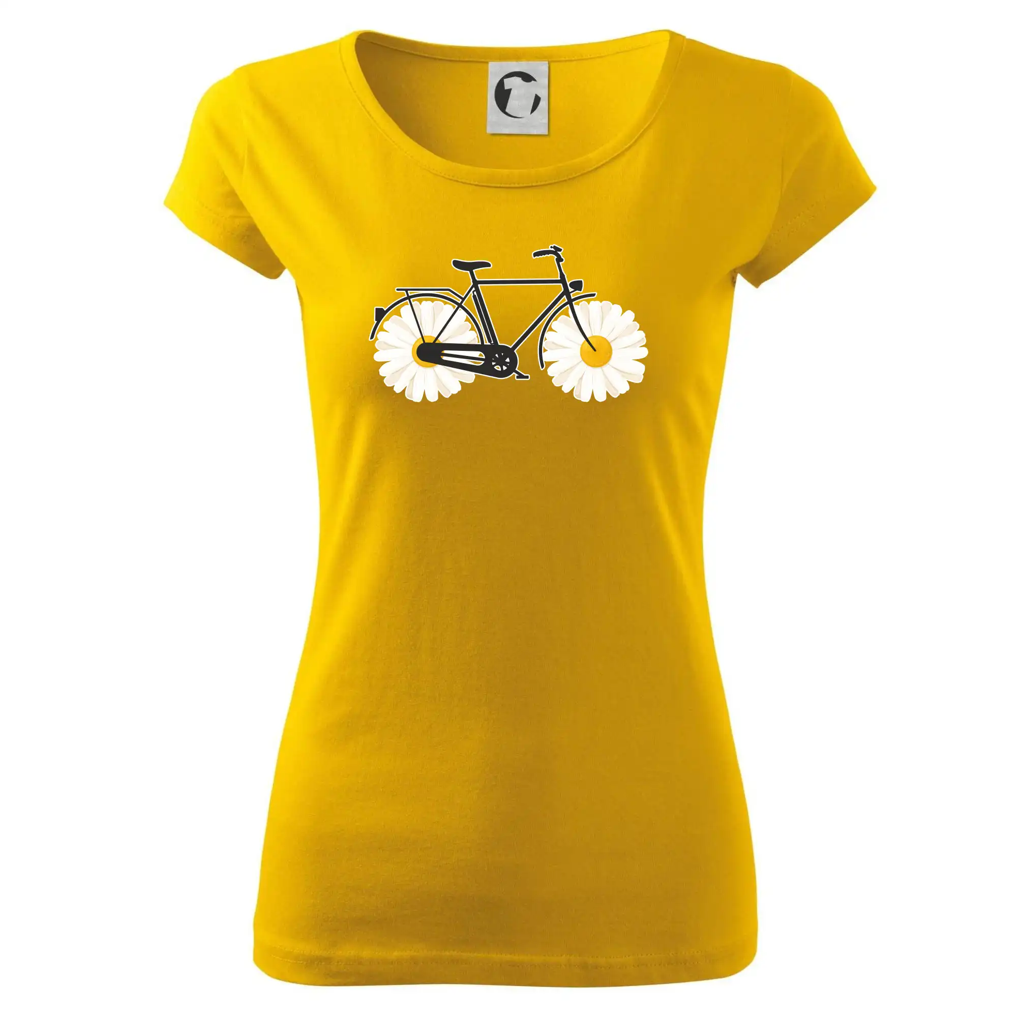 Tričko ako darček pre cyklistu - Kolo margaréta - Dámske tričko Pure
