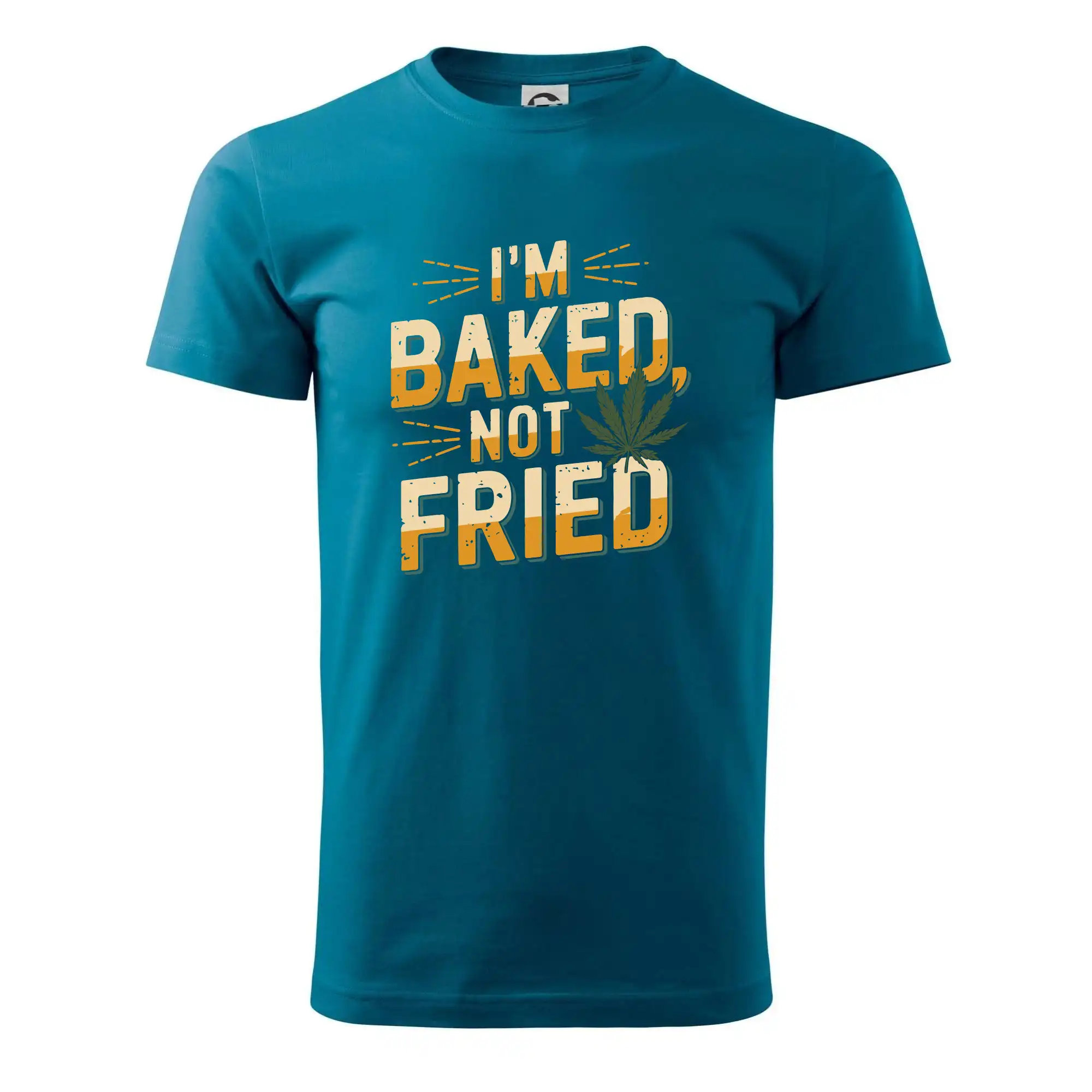 Tričká pre pohodový ľudí - Marihuana - Iam baked not fried - Pánske tričko nižšej gramáže