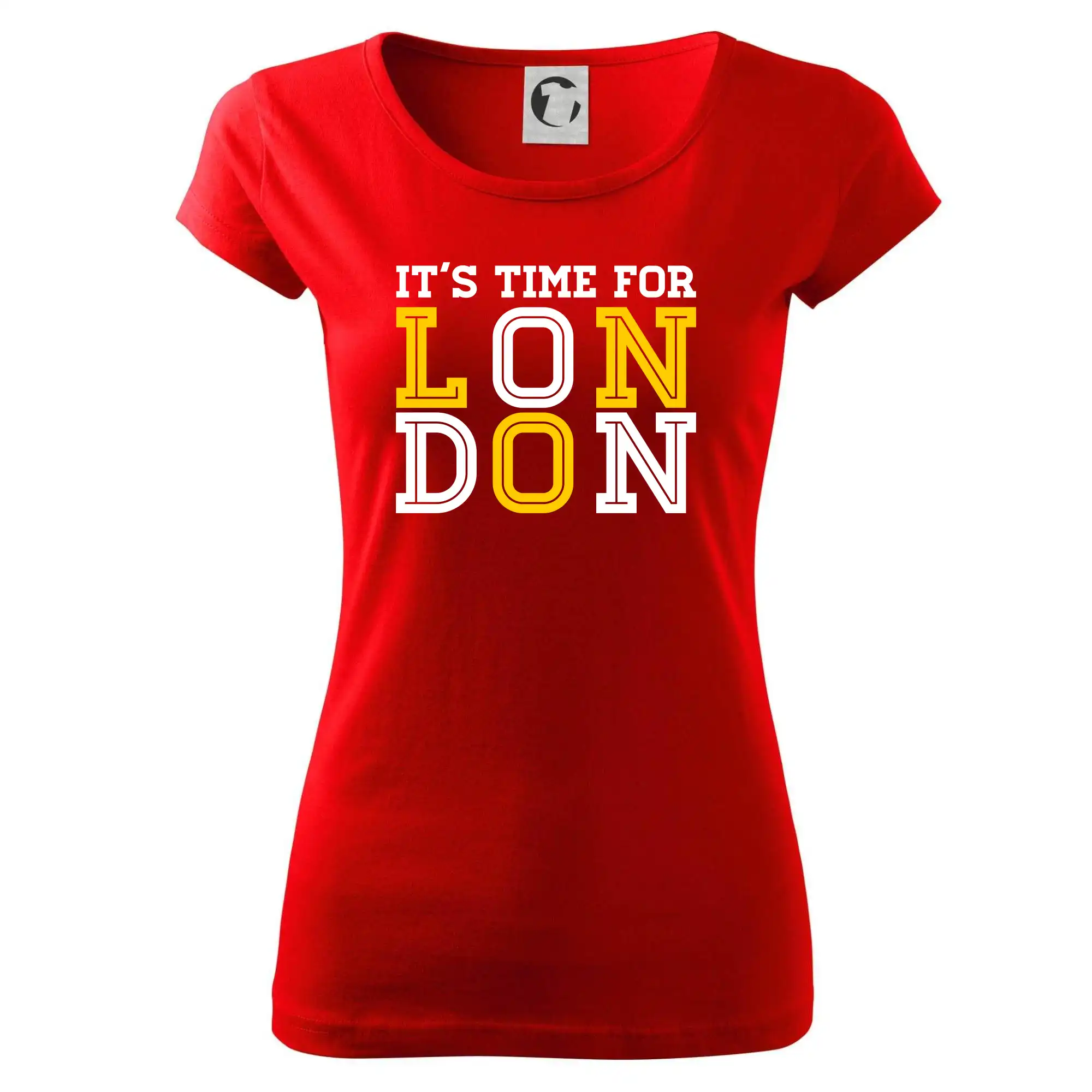 Tričká Anglicko - Its time for LONDON - Dámske tričko Pure