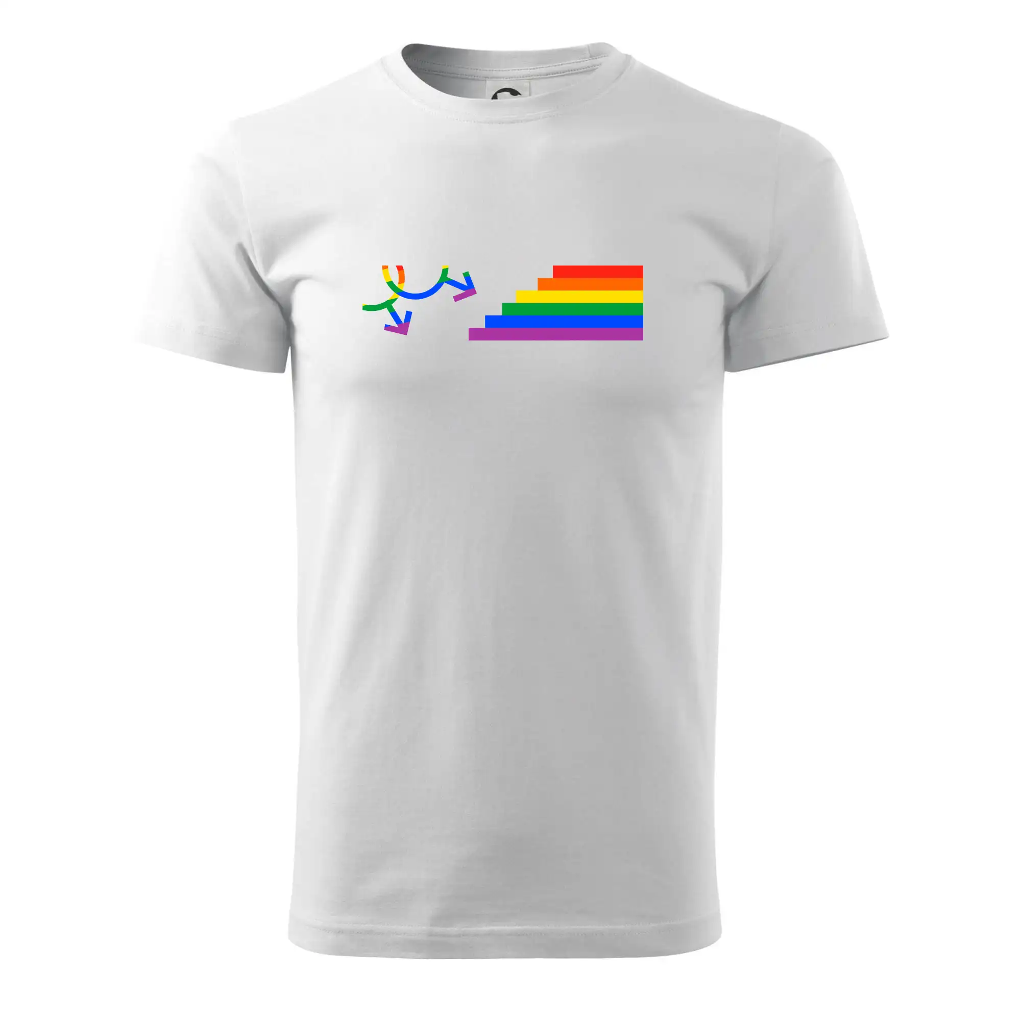 Tričká pre LGBT a Queer komunitu - Gay symbol dúha - Tričko extra veľké  (5-8XL)