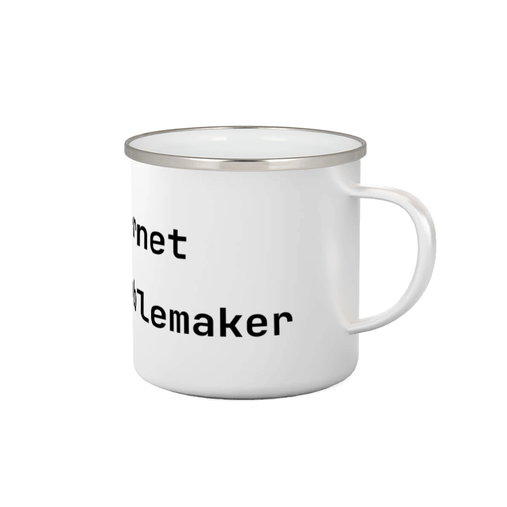 Tričká pre ajťákov - IT Nápis Internet Troublemaker - Plecháčik