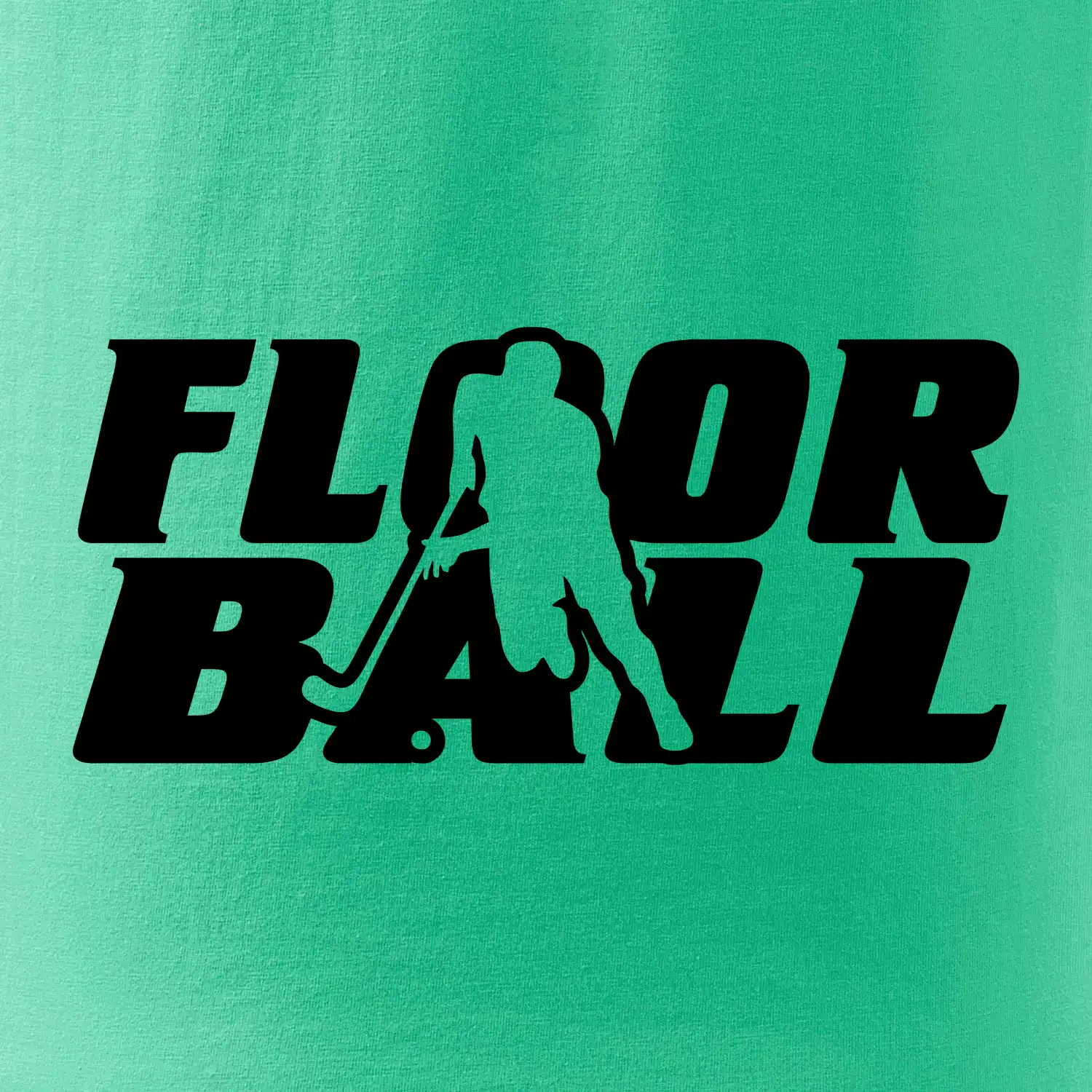 Floorball nápis rovný