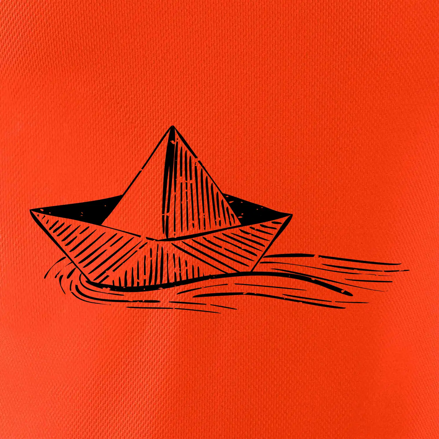 Letní romance - papírová loďka