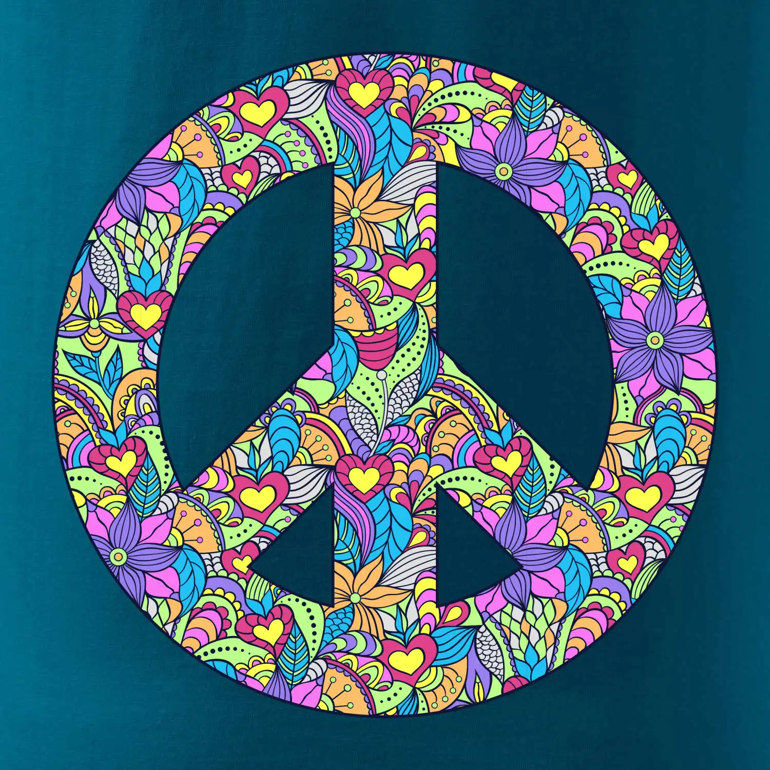 Peace symbol mandela