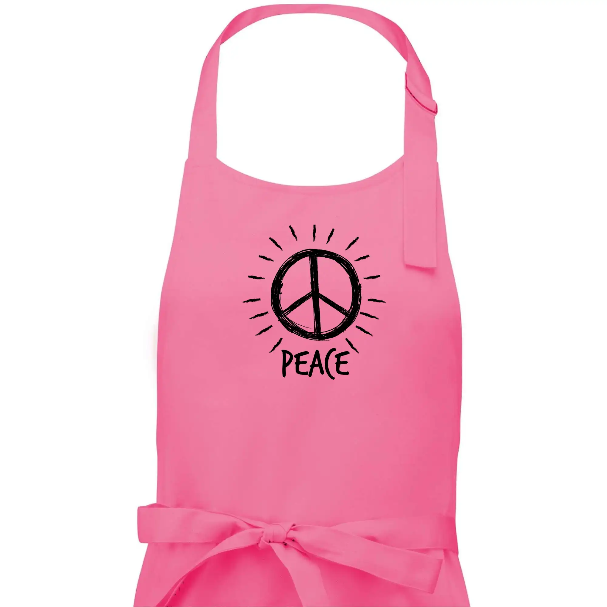 Peace symbol černobílý