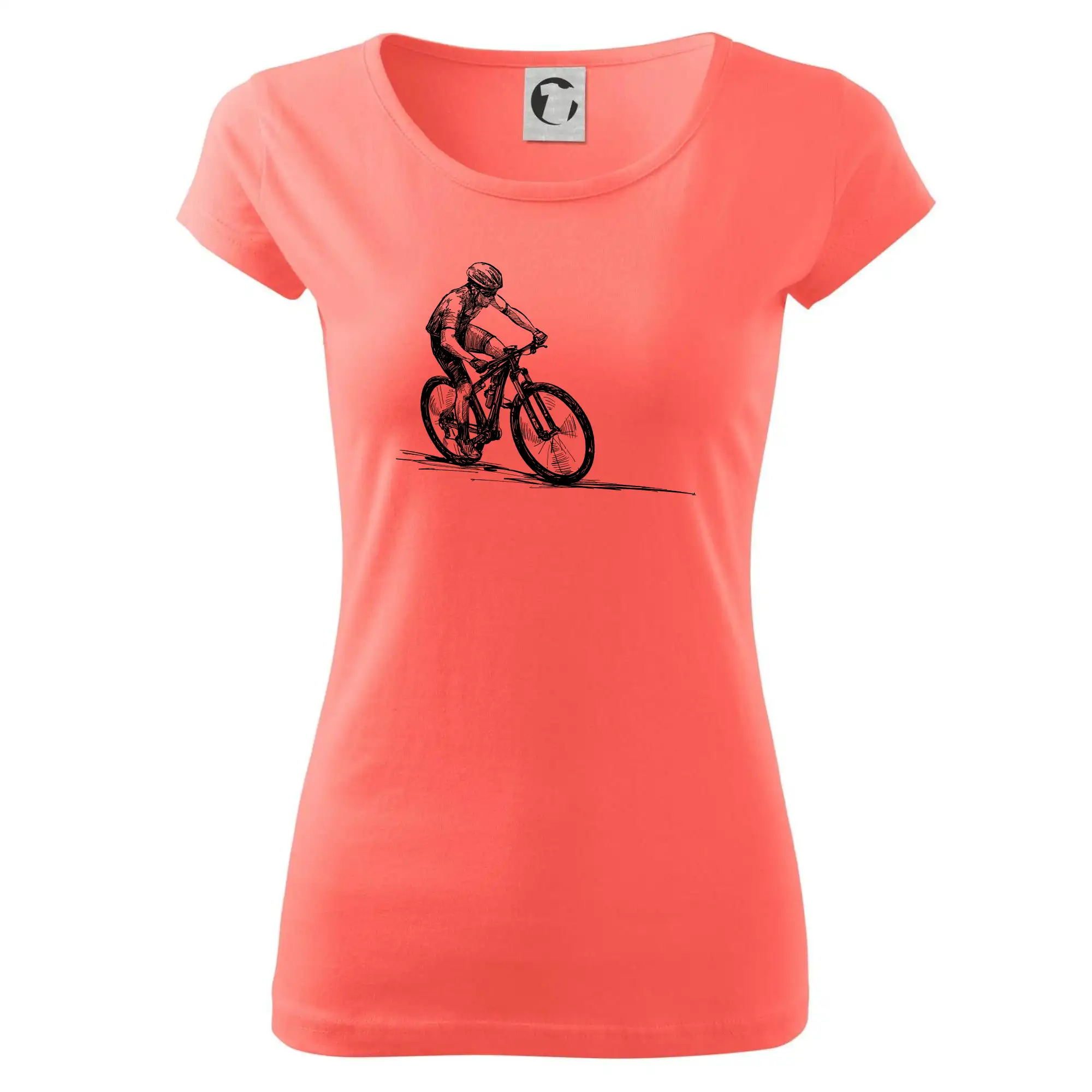 MTB kreslený cyklista