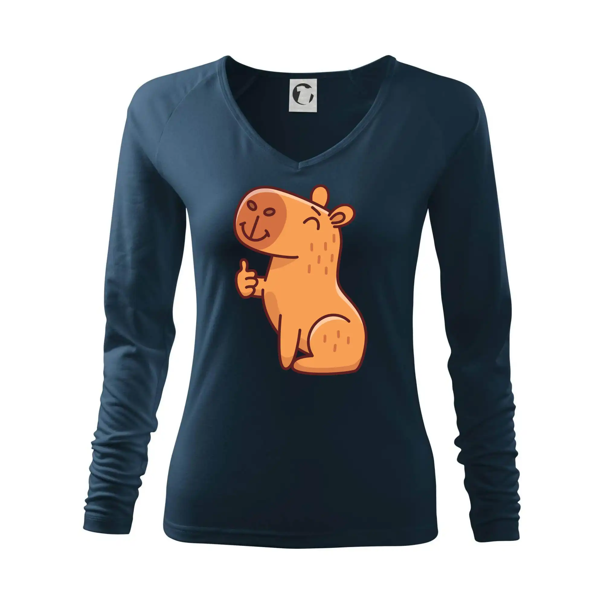 Kapybara s palcem nahoru