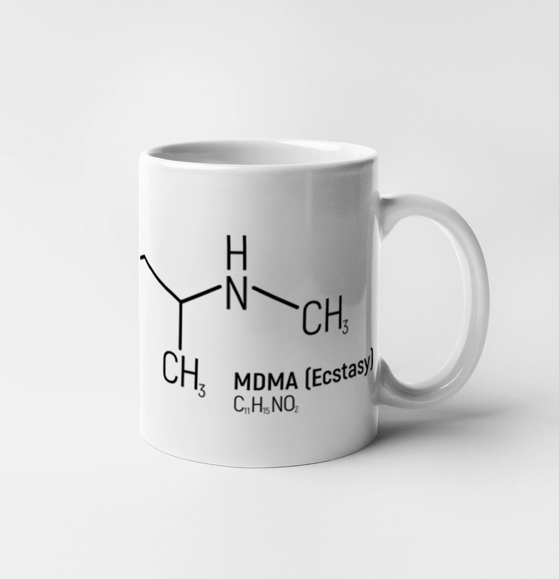 Molekulární struktura MDMA Extáze