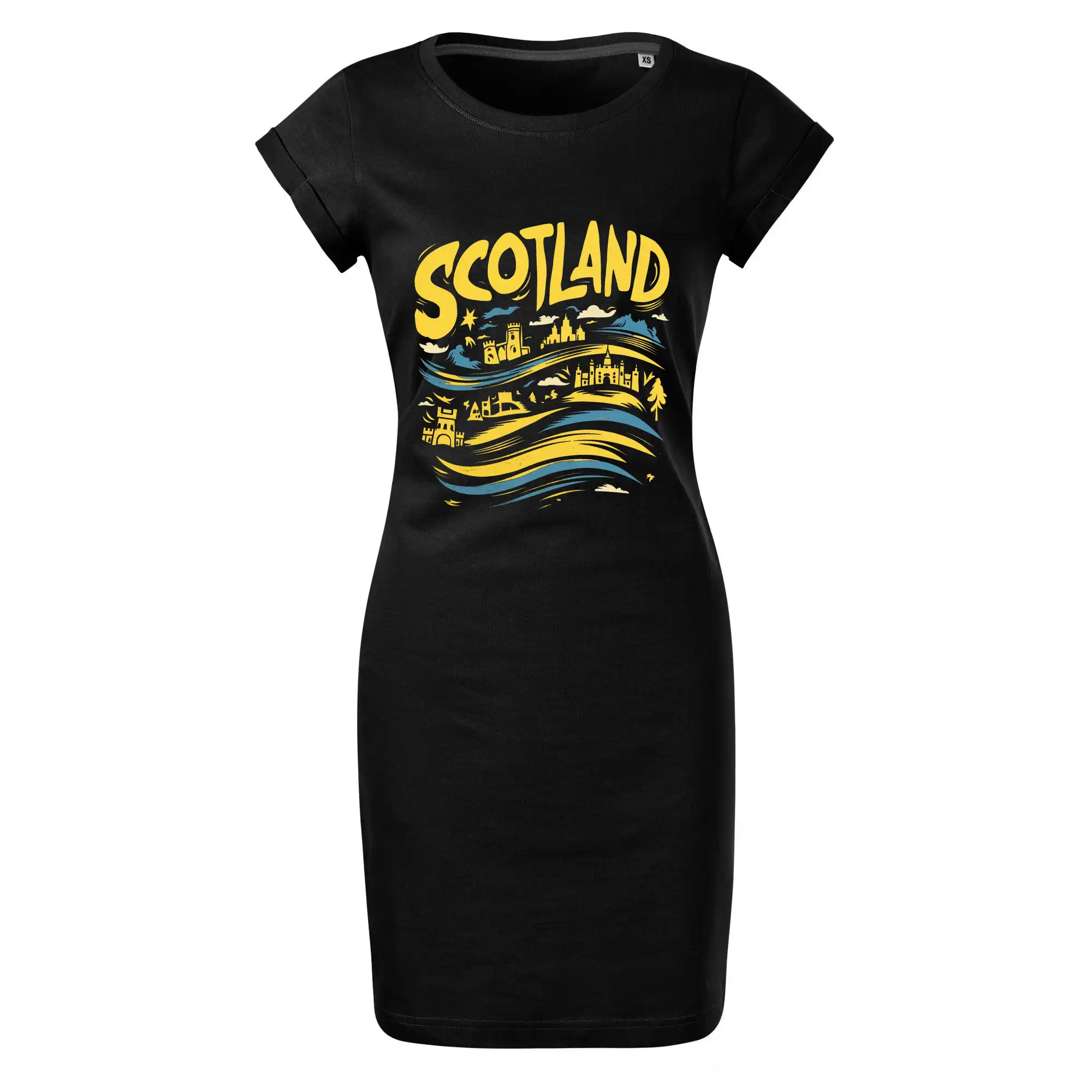 Scotland kreslené vlny