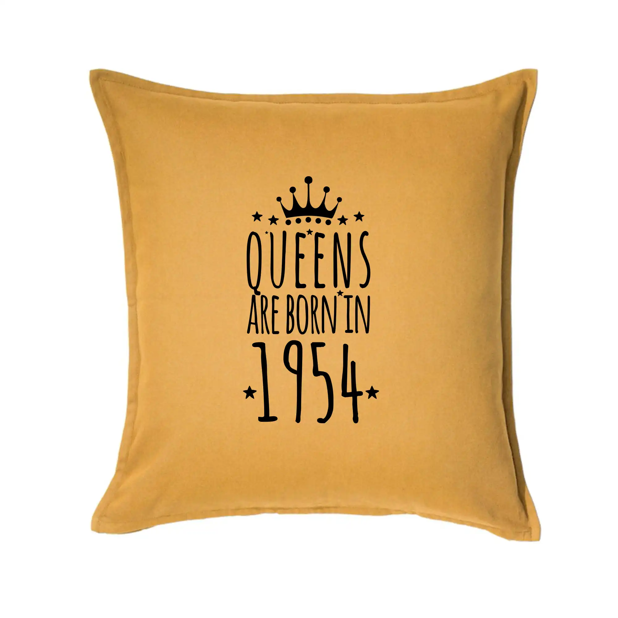 Trička s ročníkom 1954 - Queens are born in 1954 - Vankúš 50x50