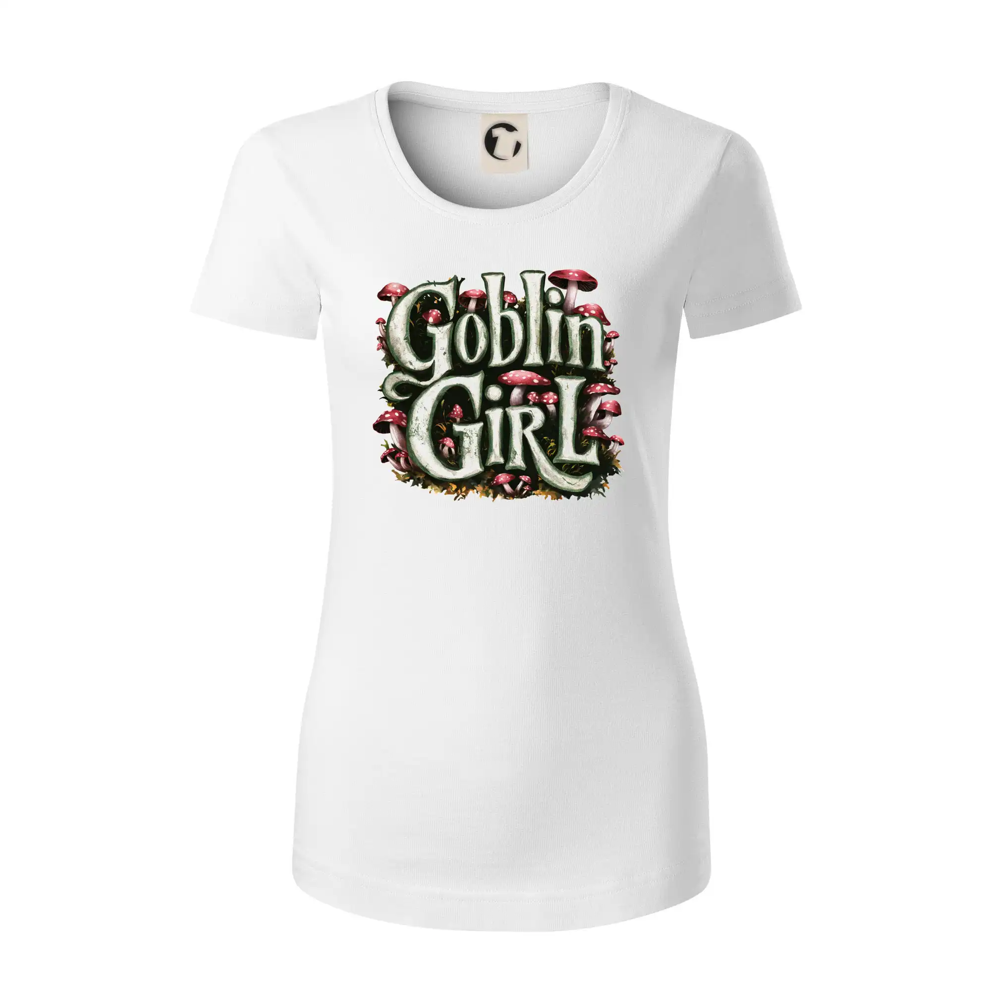 Tričká s motívmi ktoré frčia na internete - Goblincore Goblin Girl - Dámske tričko z organickej bavlny Origin (GOTS)