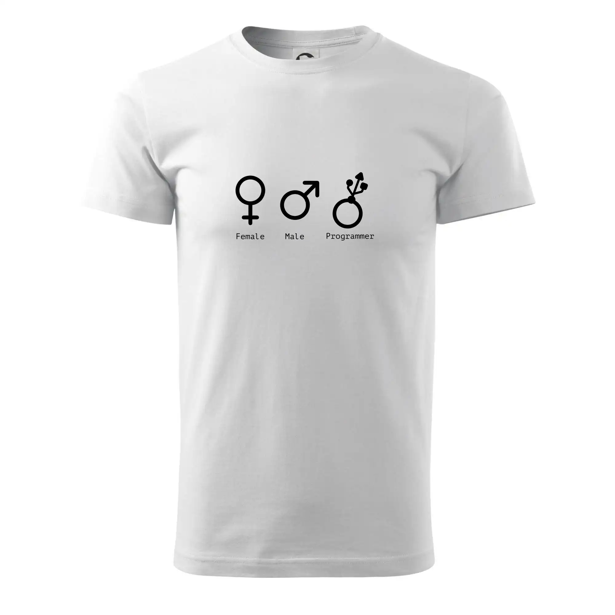 Tričká pre ajťákov - Female male programmer - Klasické pánske tričko vyššej gramáže