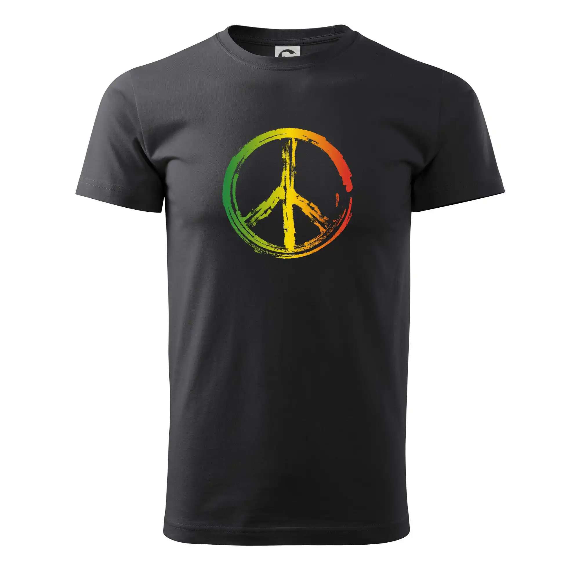 Tričká pre pohodový ľudí - Peace symbol paint - Pánske tričko nižšej gramáže