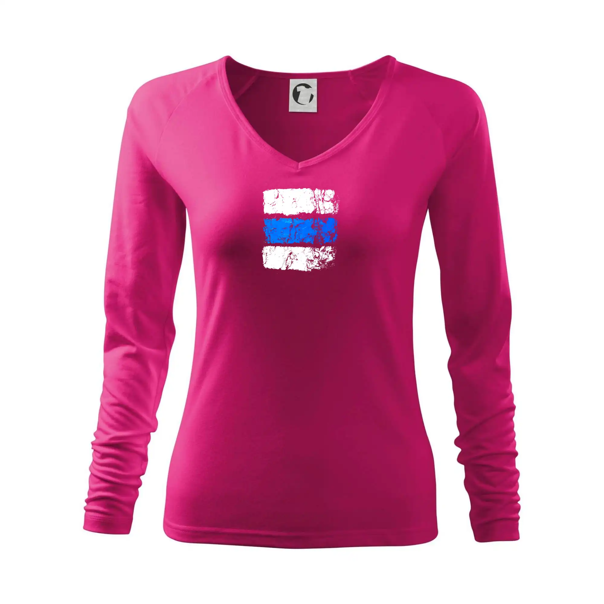 Trička pre cestovateľov - Turistická značka - modrá - Tričko dámske Elegance