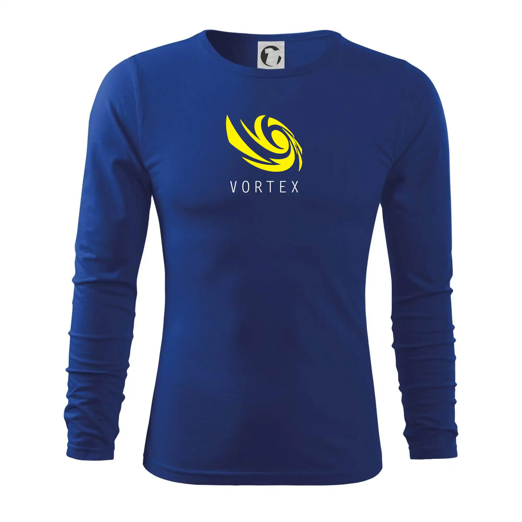 Tričká, mikiny a šiltovky pre Youtubery - Vortex logo farebné - Tričko s dlhým rukávom FIT-T long sleeve