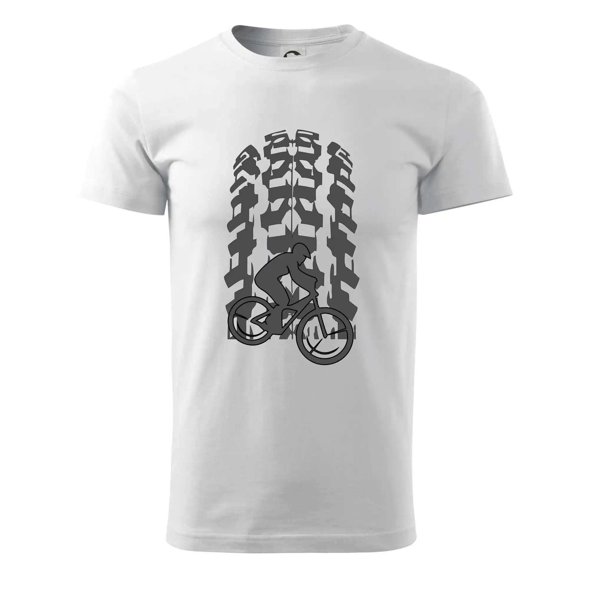 Tričko ako darček pre cyklistu - Pneumatika MTB - Pánske tričko nižšej gramáže