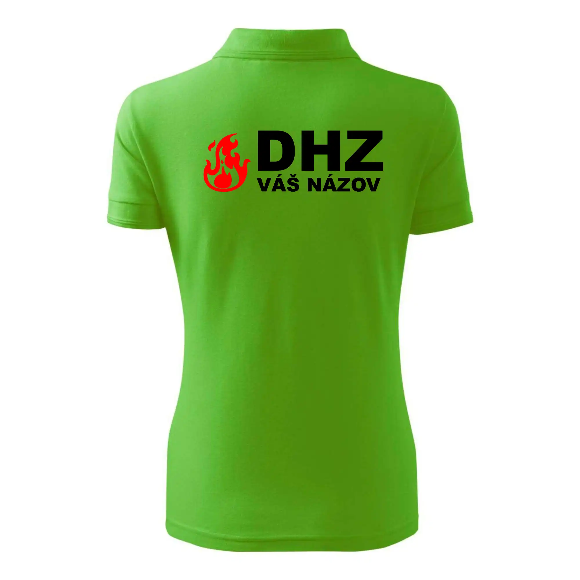 DHZ (oheň, názov sboru - vlastný nápis)