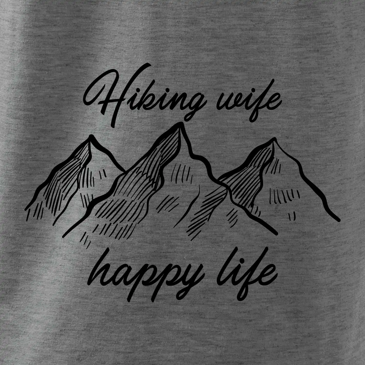 Hiking wife happy life