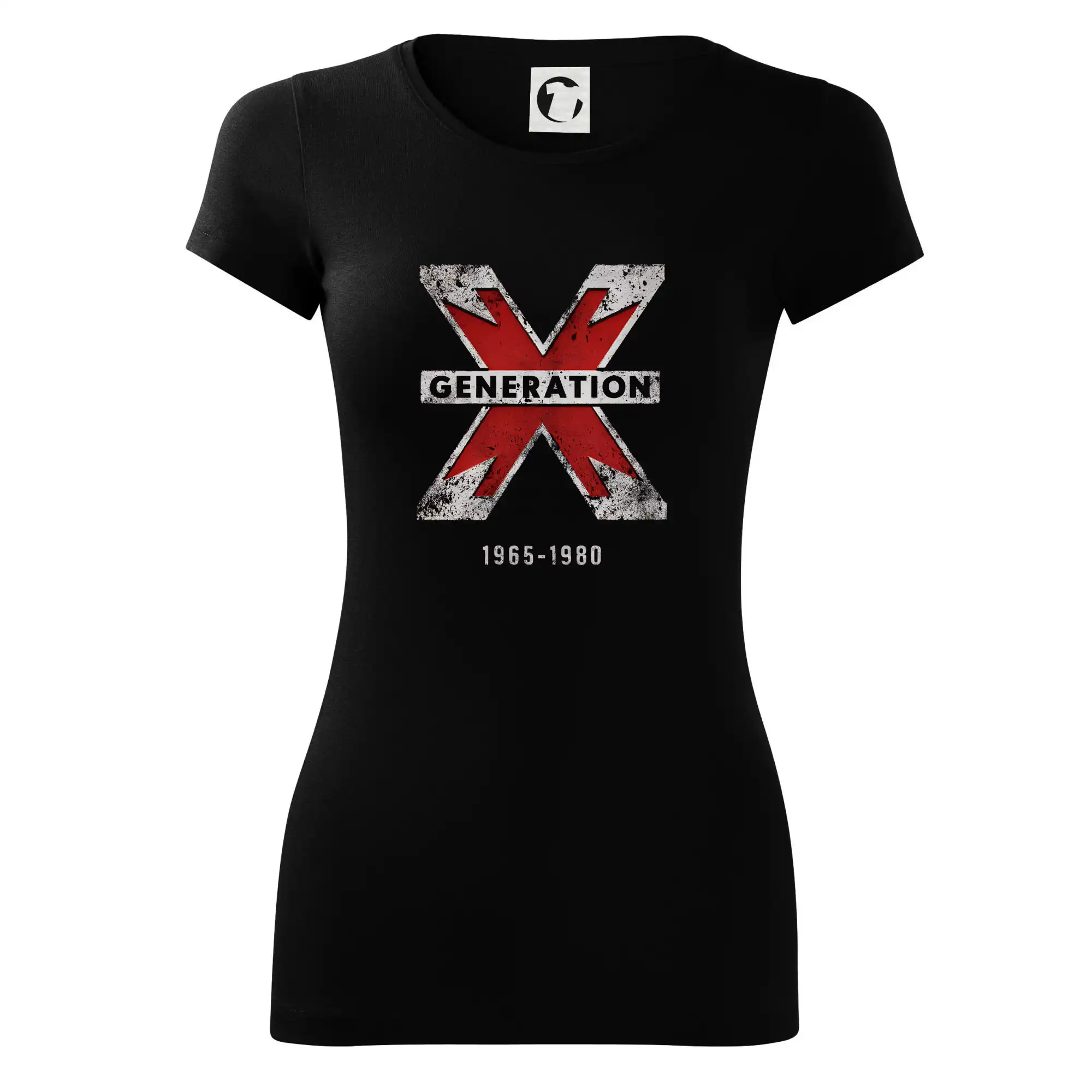 Tričká s motívmi ktoré frčia na internete - Generace X (Gen X) - X 1965 - 1980 - Dámske tričko Glance - Priliehavejší strih