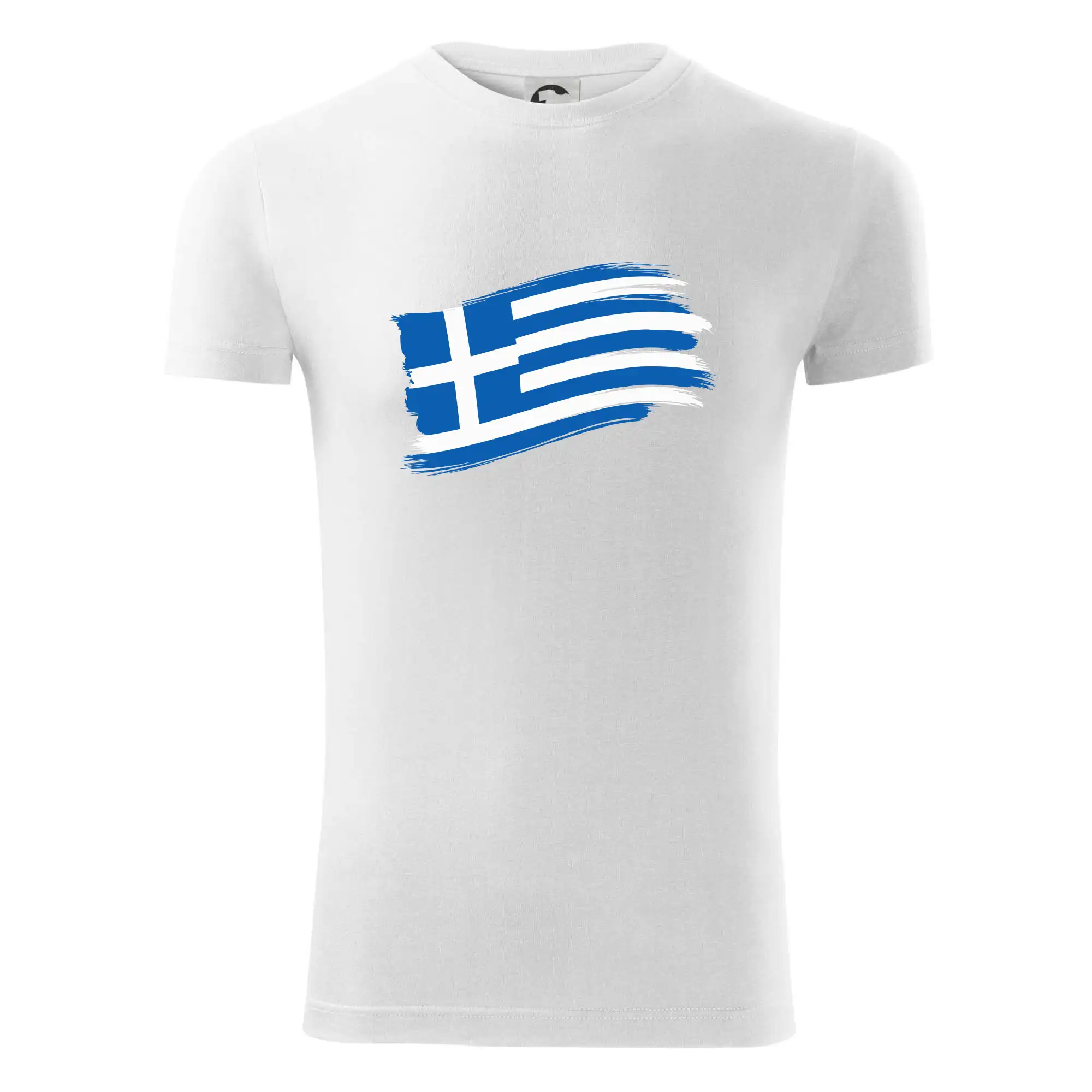 Řecko vlajka - štětkou