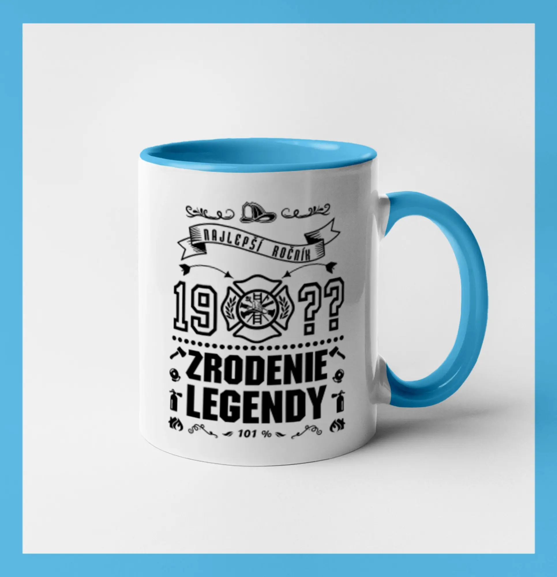 Trička Zrodenie legendy - Zrodenie legendy - pre hasičov - Hrnček 