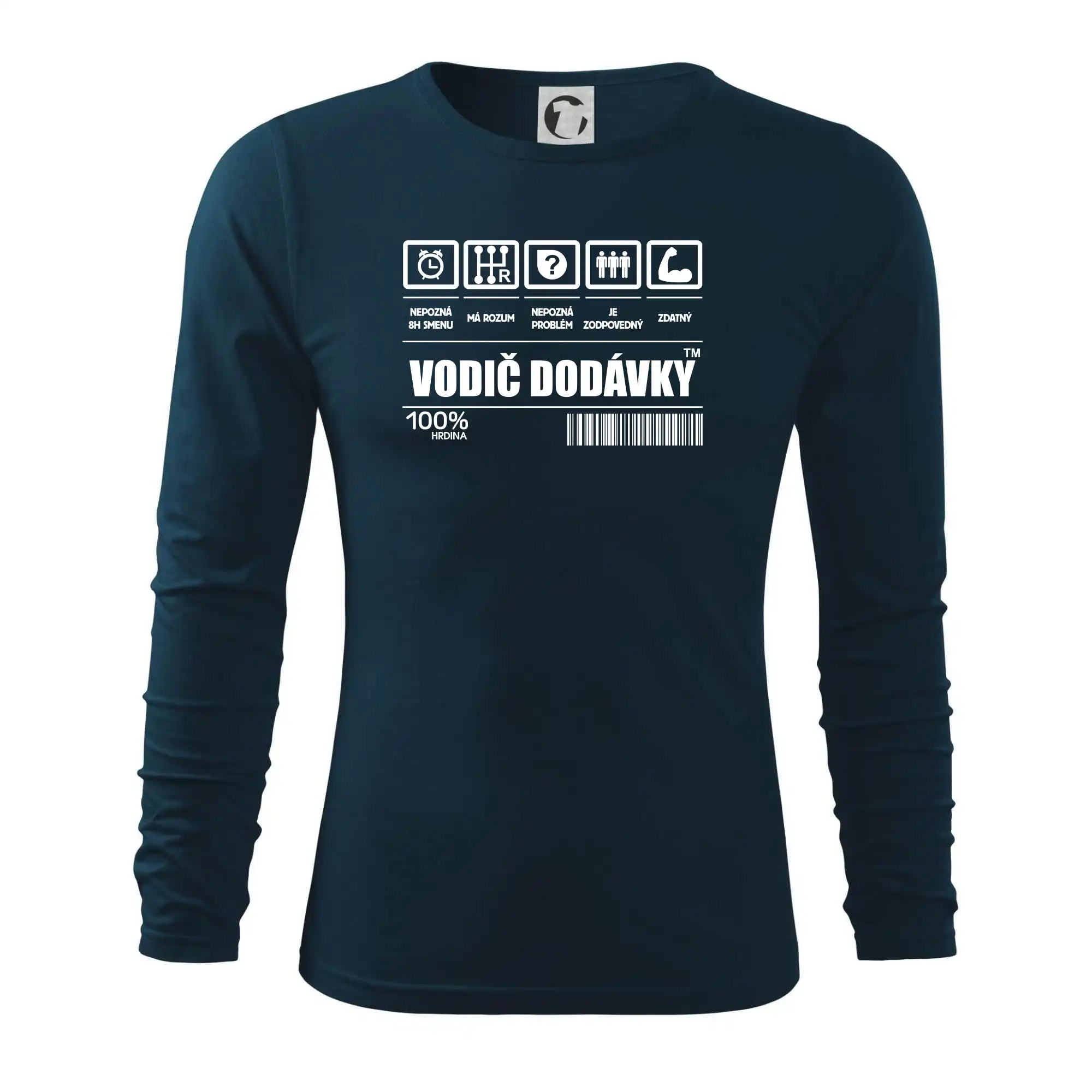 Čiarový kód - Vodič dodávky