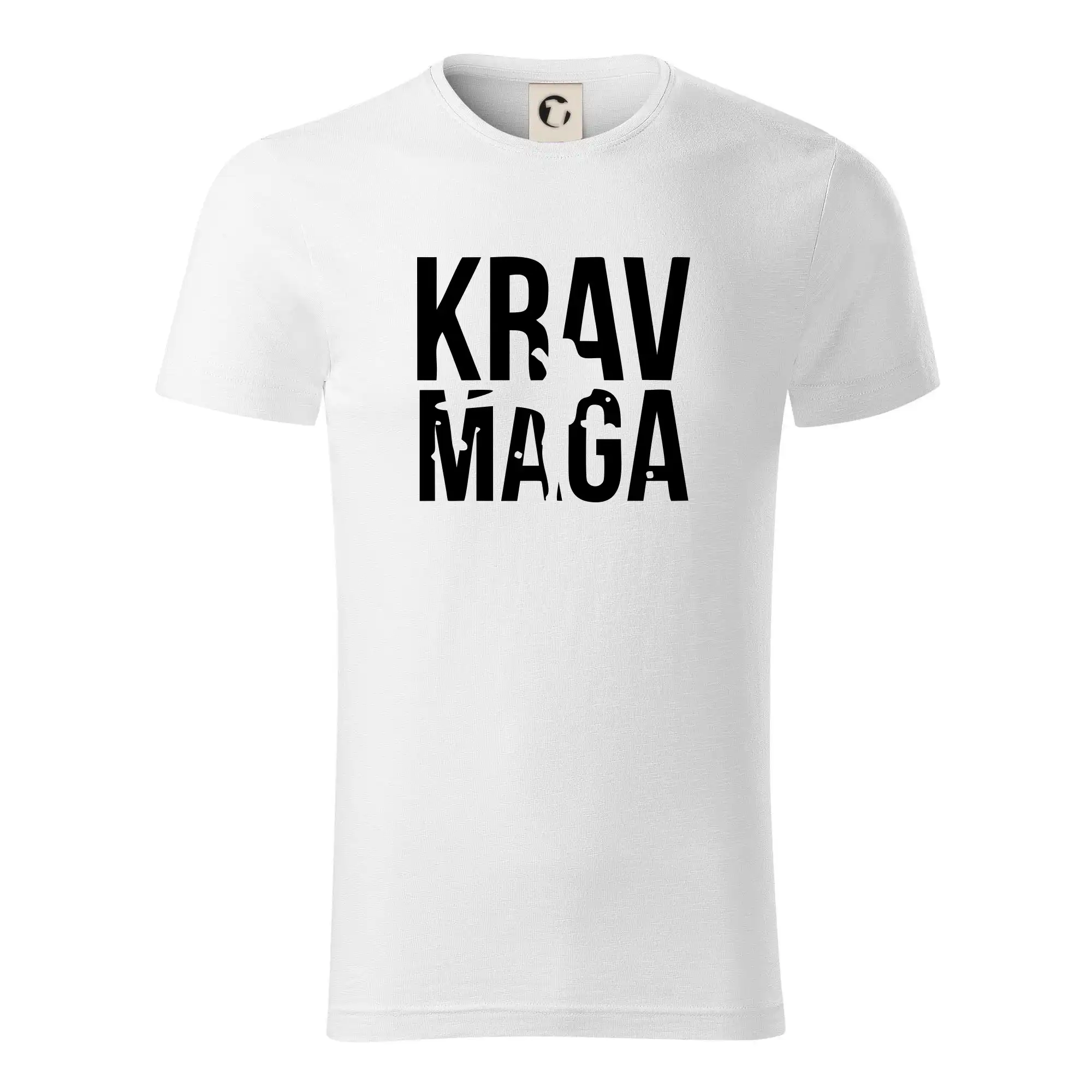 Tričká na box - Nápis Krav Maga - Tričko z organickej bavlny