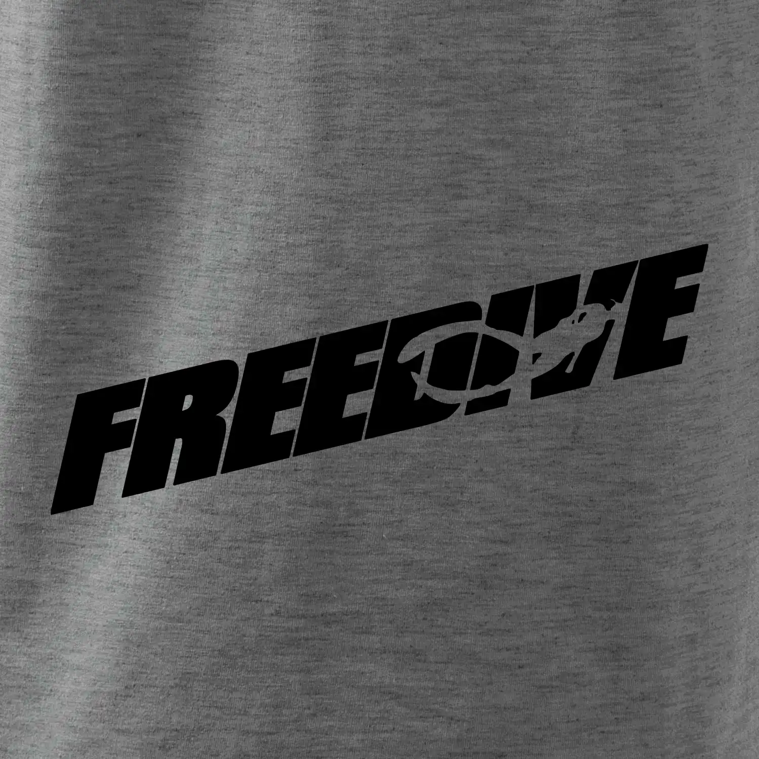Freedive - nápis s potápěčem