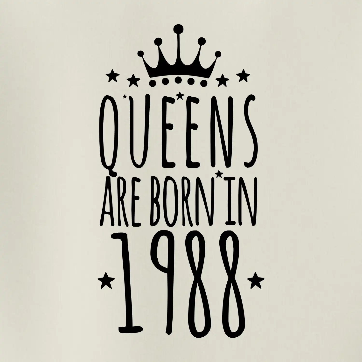 Queens are born in 1988