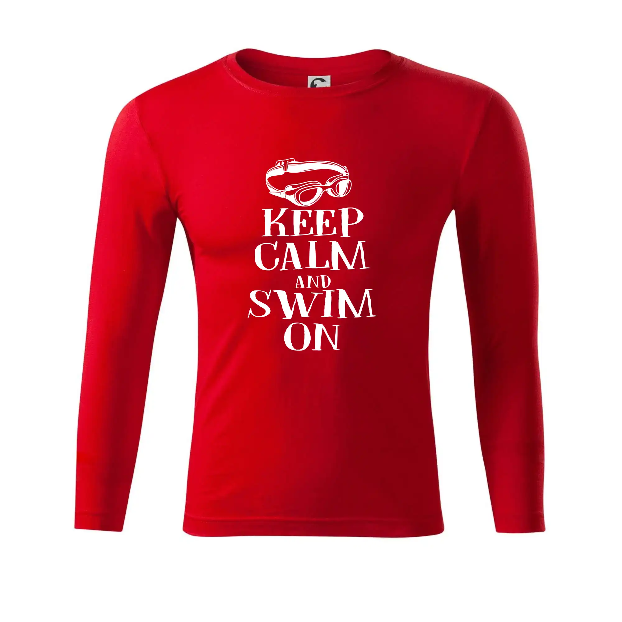Keep calm and swim on