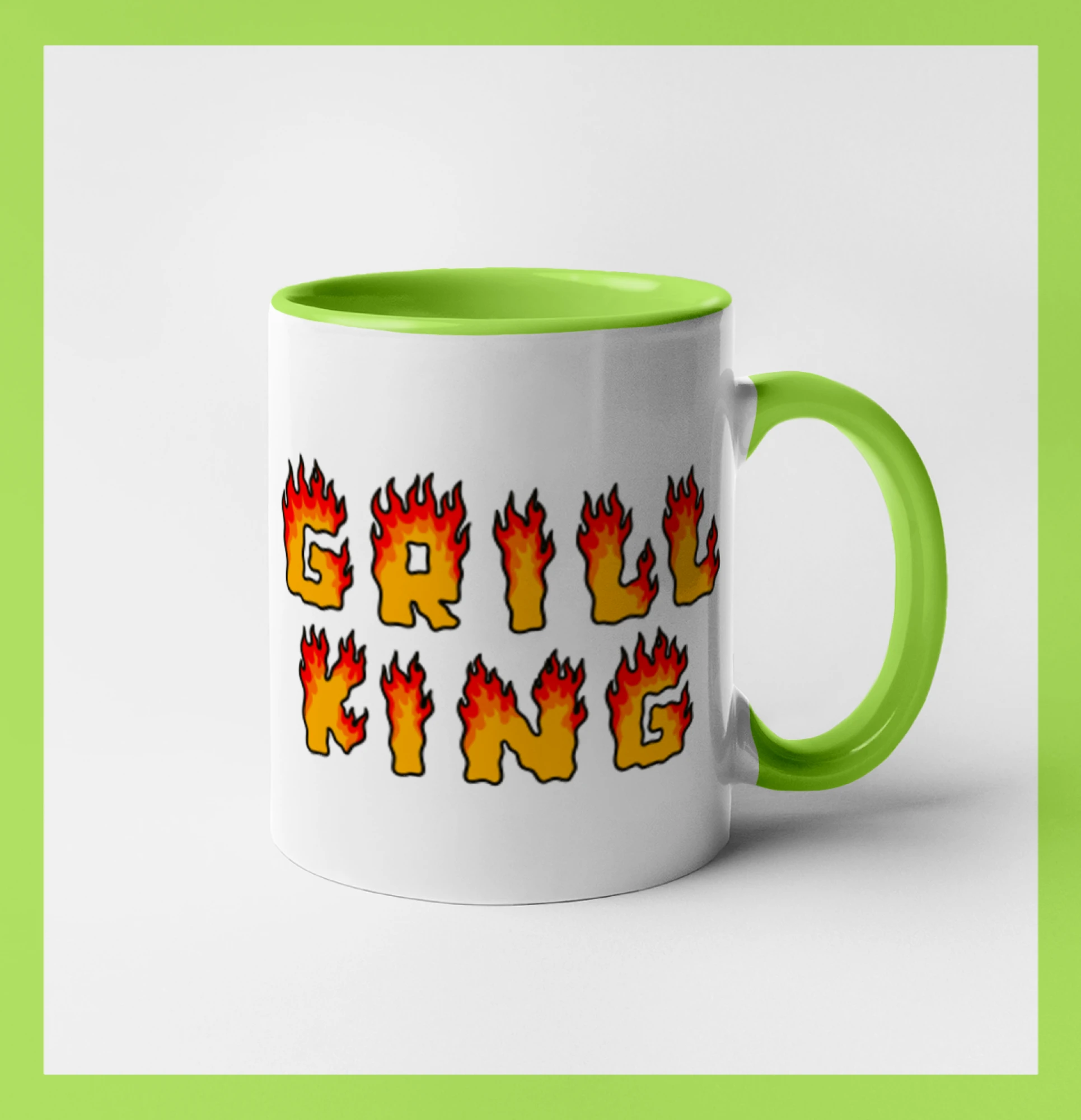 Grill King ohnivý nápis