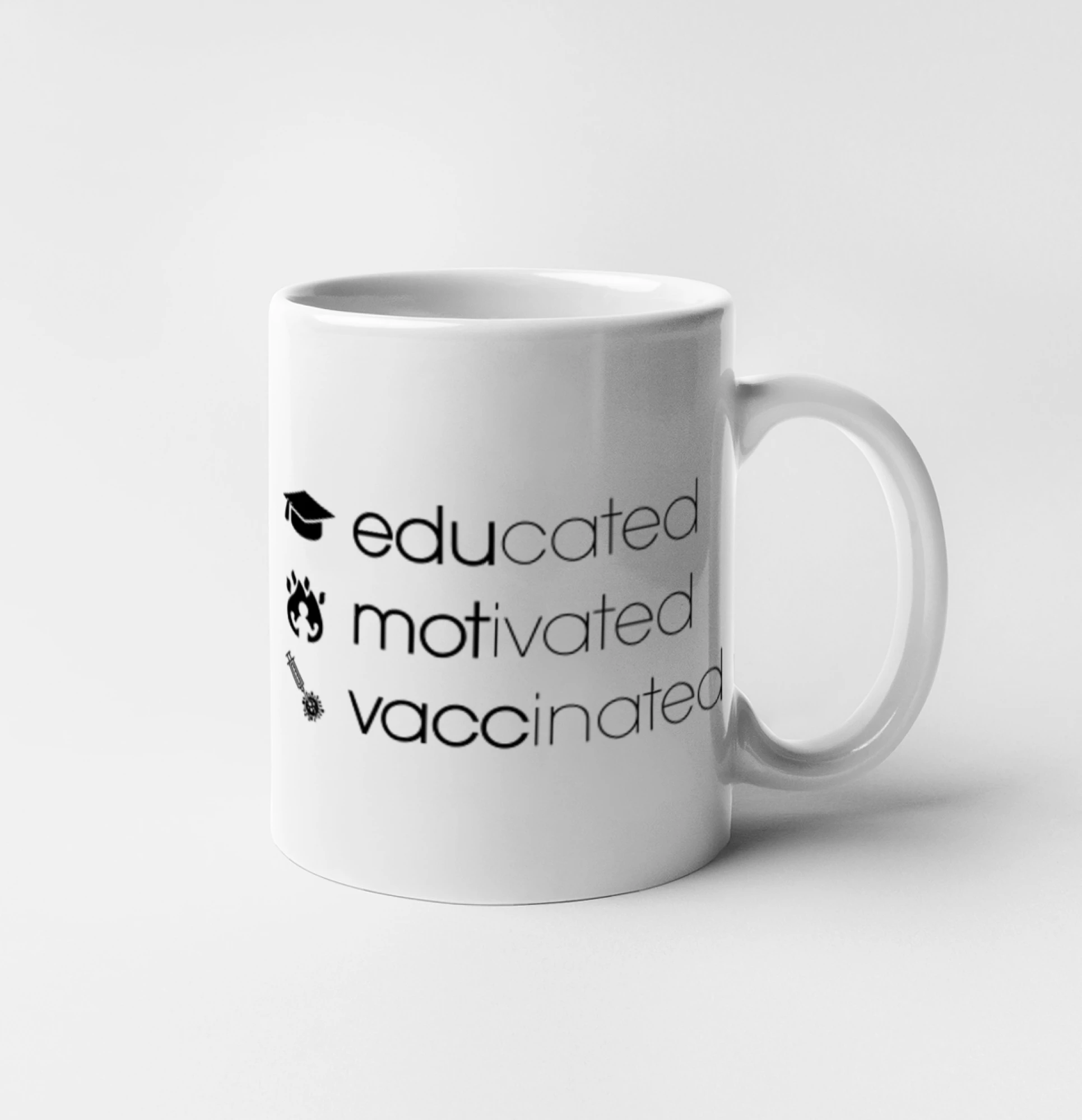Educated motivated vaccinated