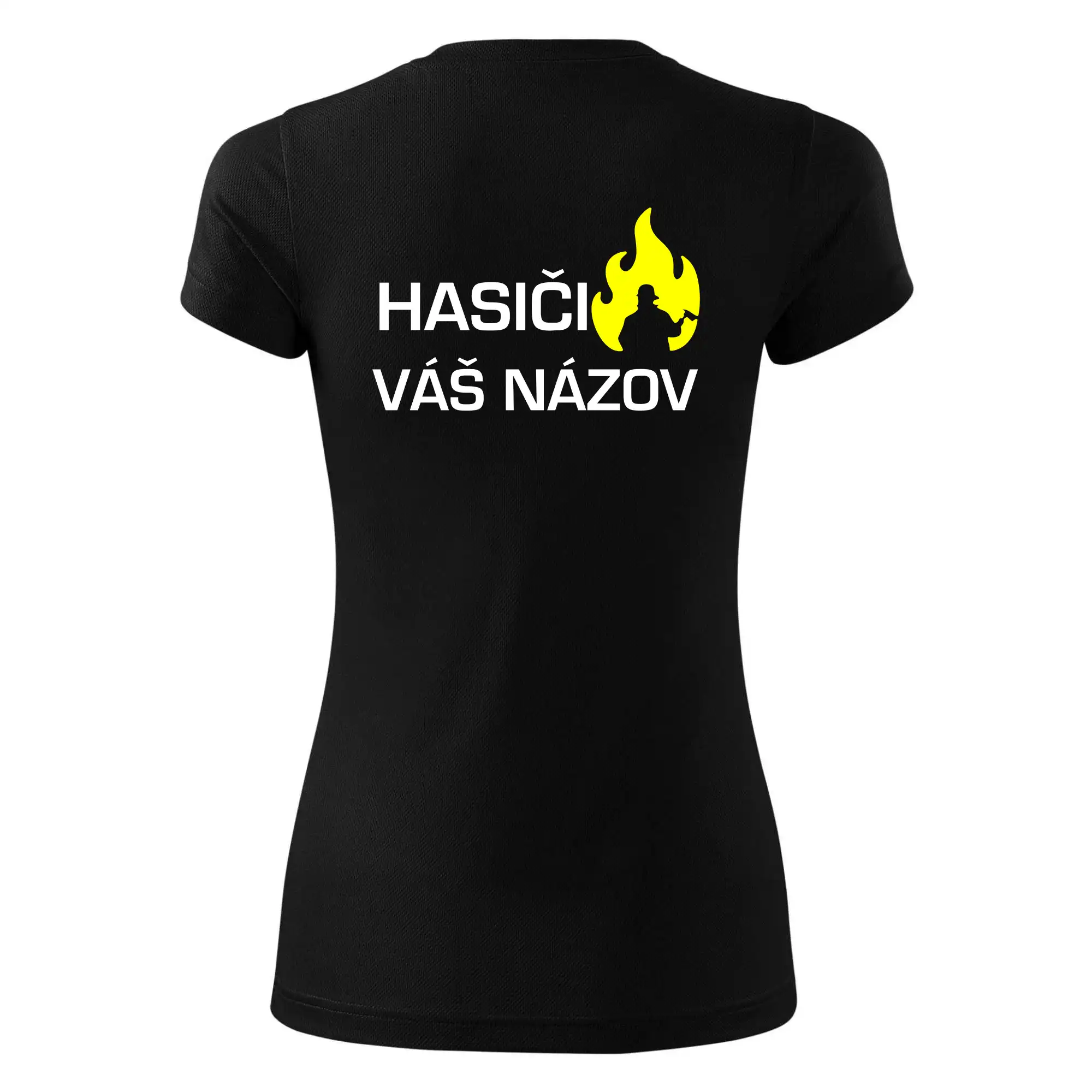 Hasiči - Váš názov - FLUO + Reflexná potlač