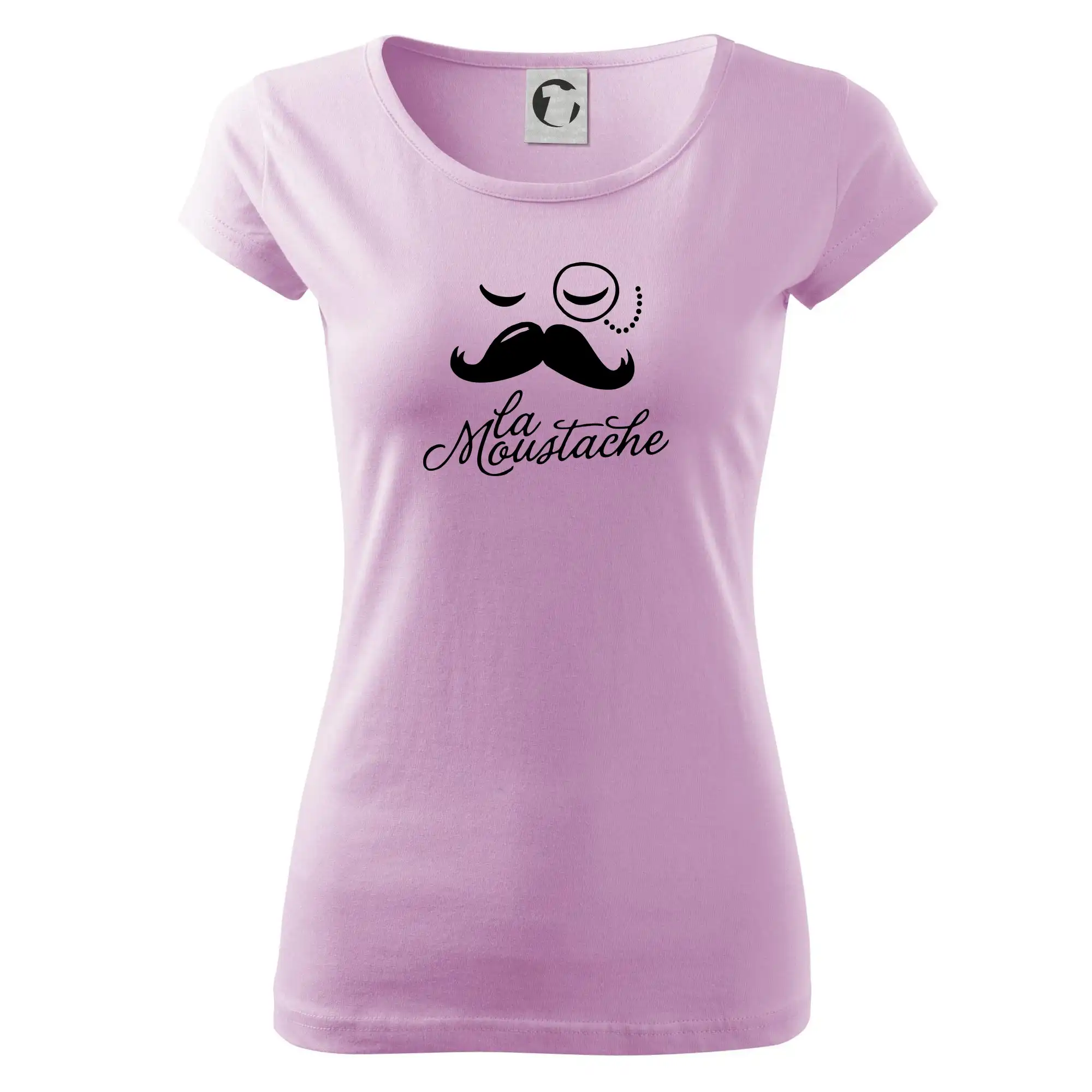 Tričká s fúzikmi - La Mustache - Dámske tričko Pure