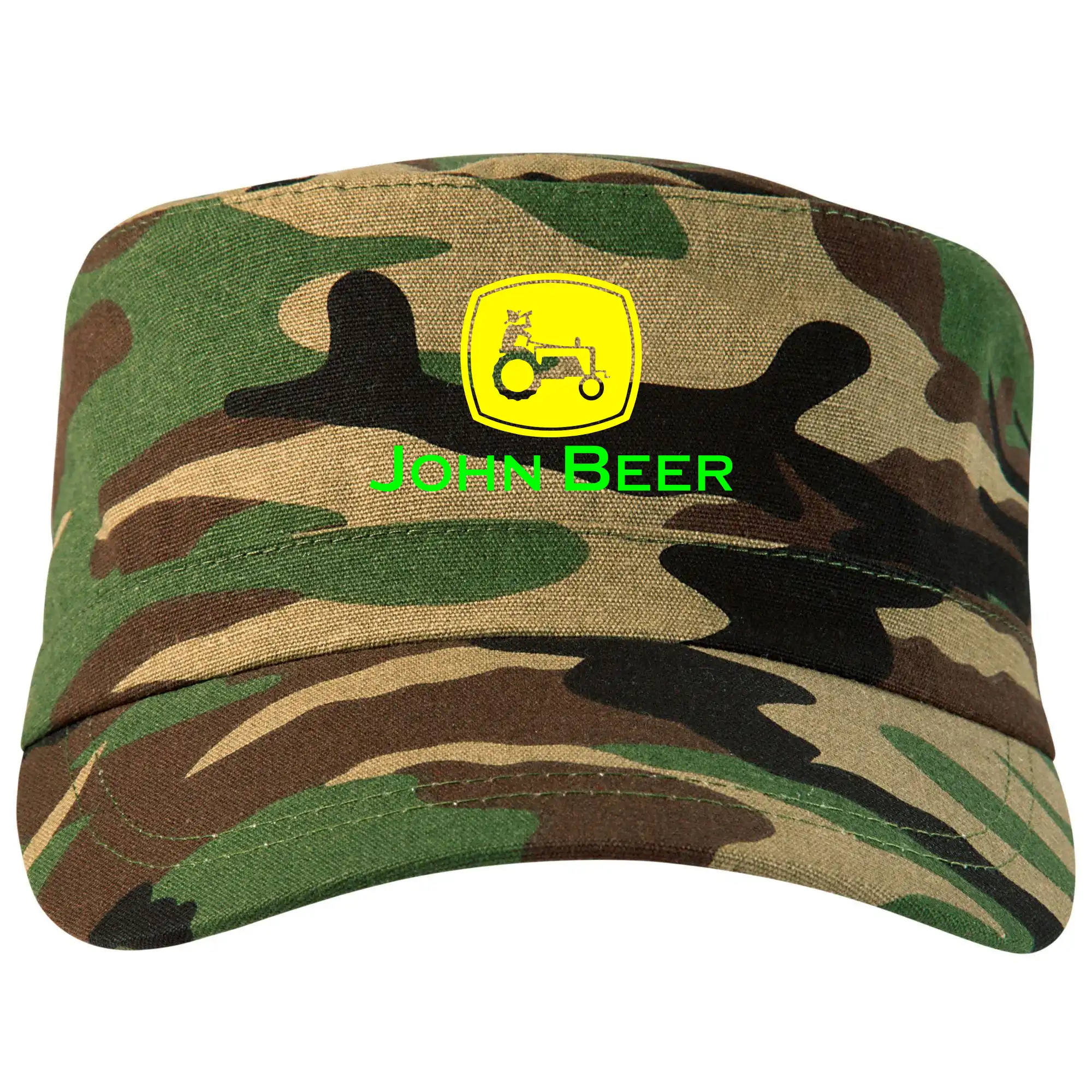 John Beer traktor - Šiltovka CAMO