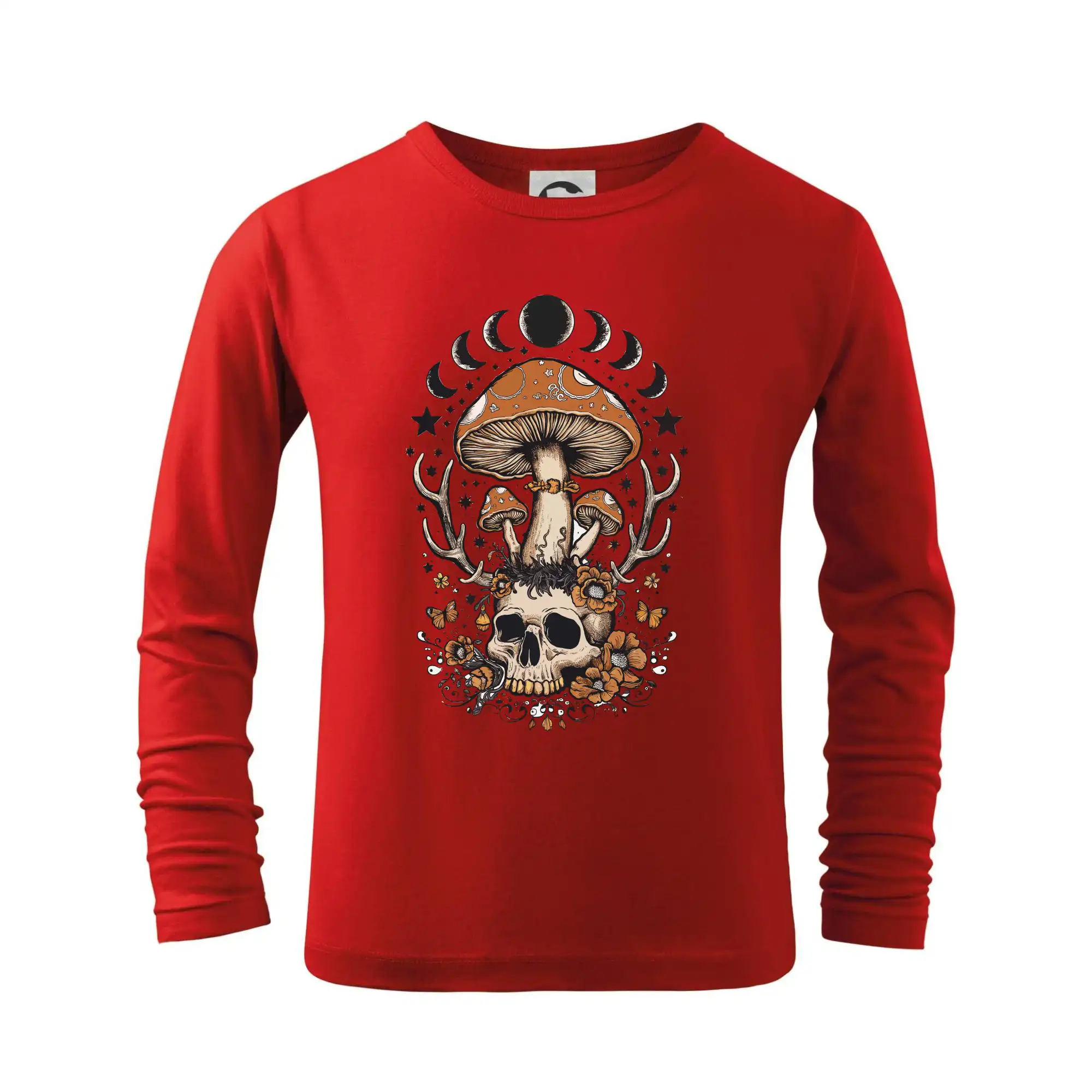 Tričká s motívmi ktoré frčia na internete - Goblincore magical mushroom - Tričko detské Long Sleeve